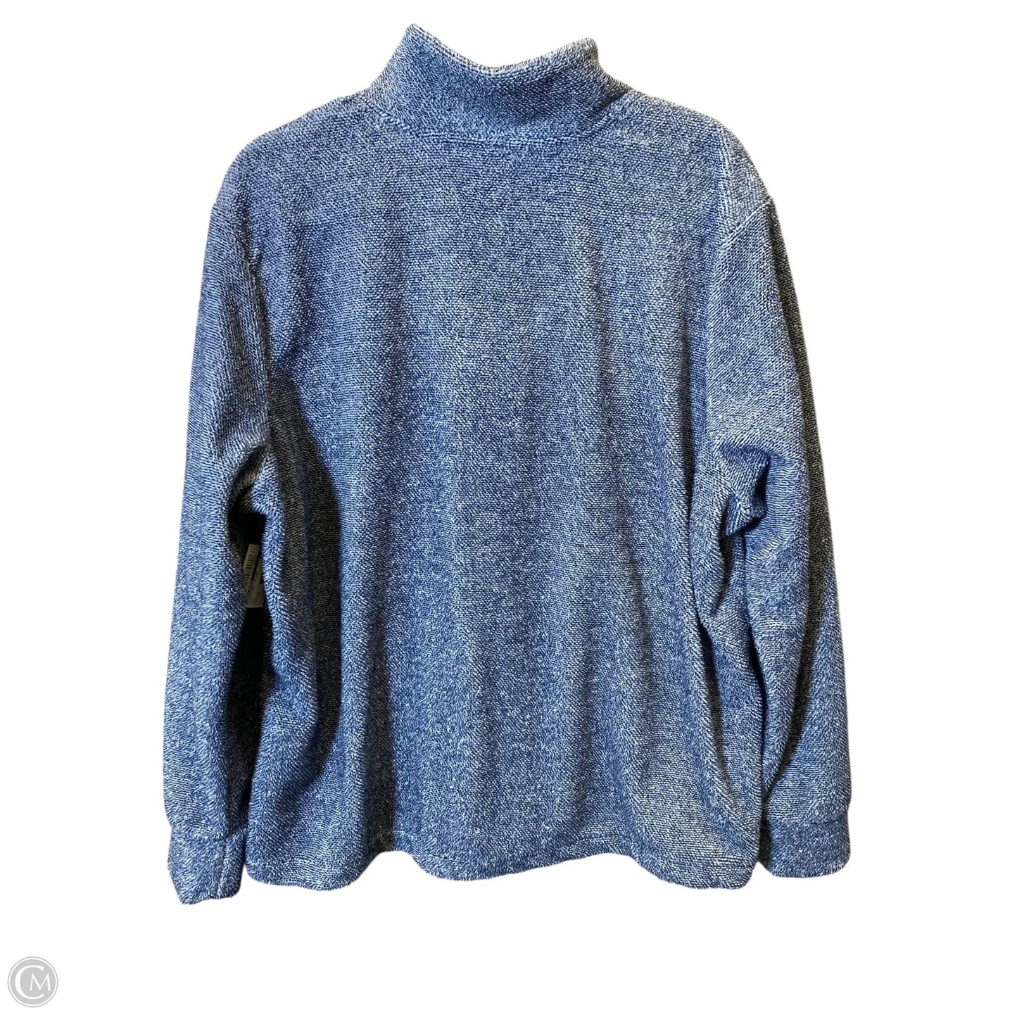Sweatshirt Collar By Eddie Bauer In Blue, Size: Xxl