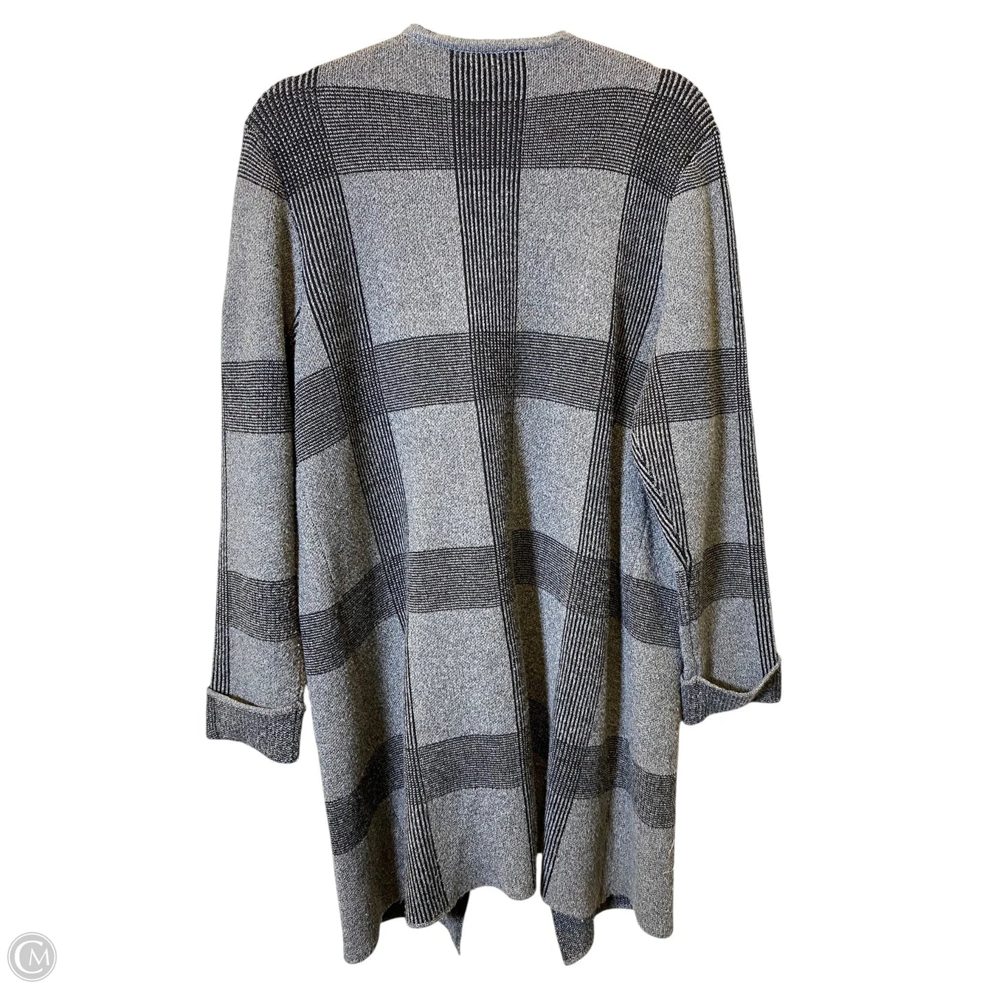 Cardigan By Apt 9 In Checkered Pattern, Size: Xl