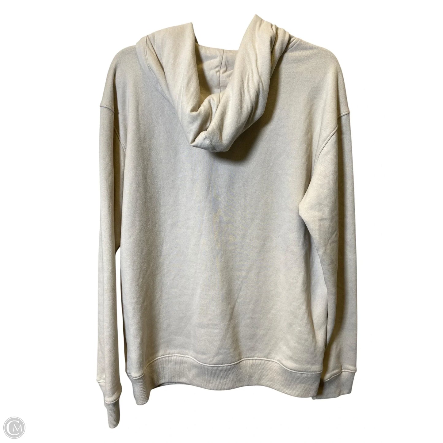 Athletic Sweatshirt Hoodie By Abercrombie And Fitch In Tan, Size: M