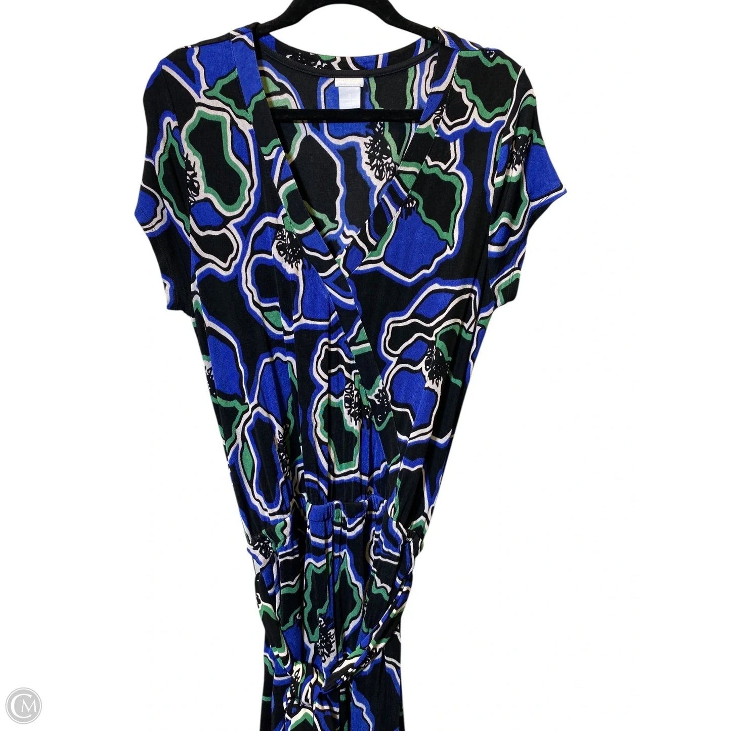Dress Casual Midi By Chicos In Multi-colored, Size: L