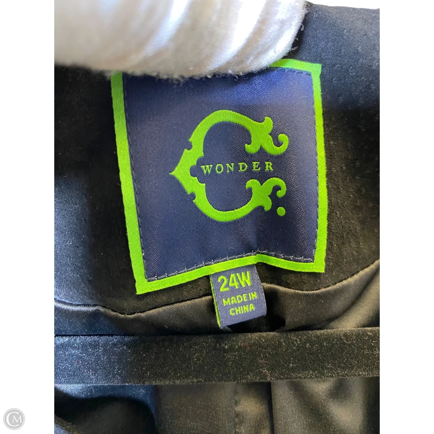 Jacket Moto Designer By Wonder In Black, Size: 24