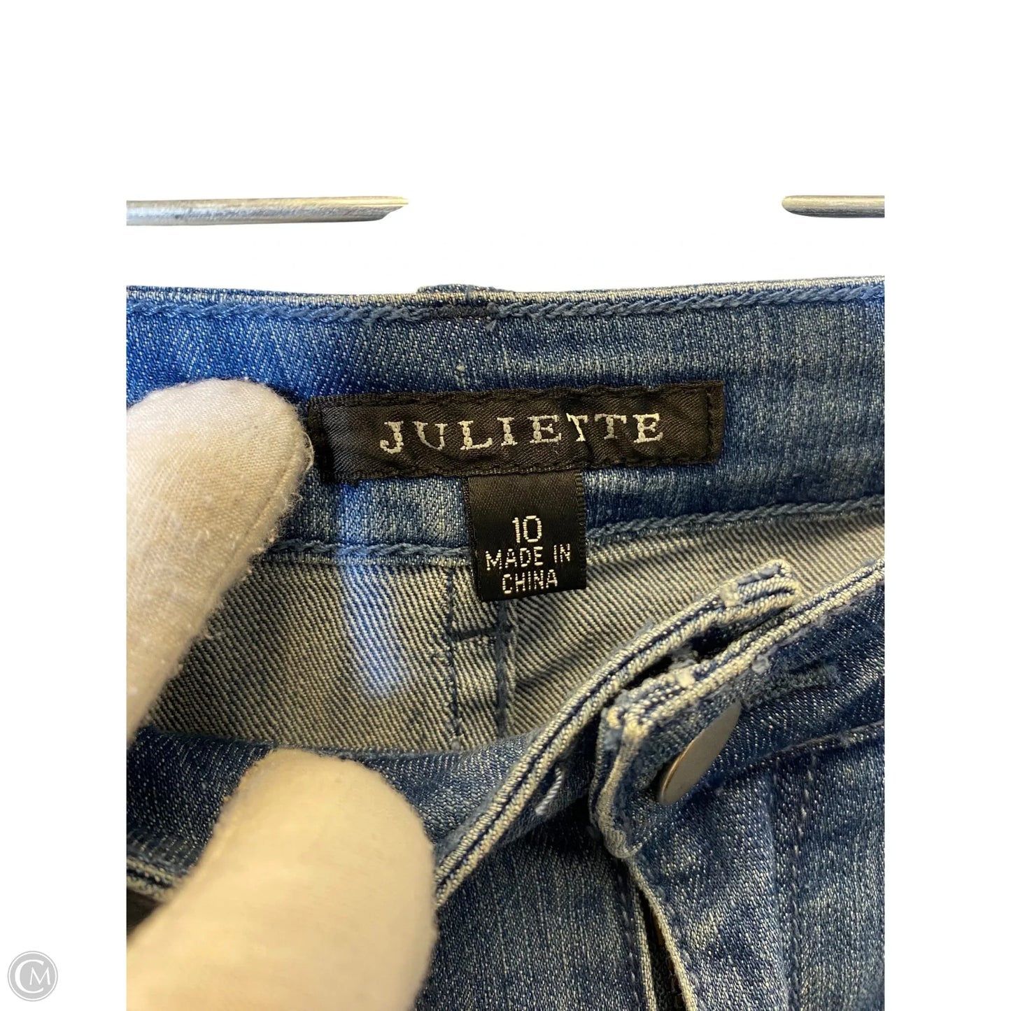 Jeans Straight By Clothes Mentor In Blue Denim, Size: 10