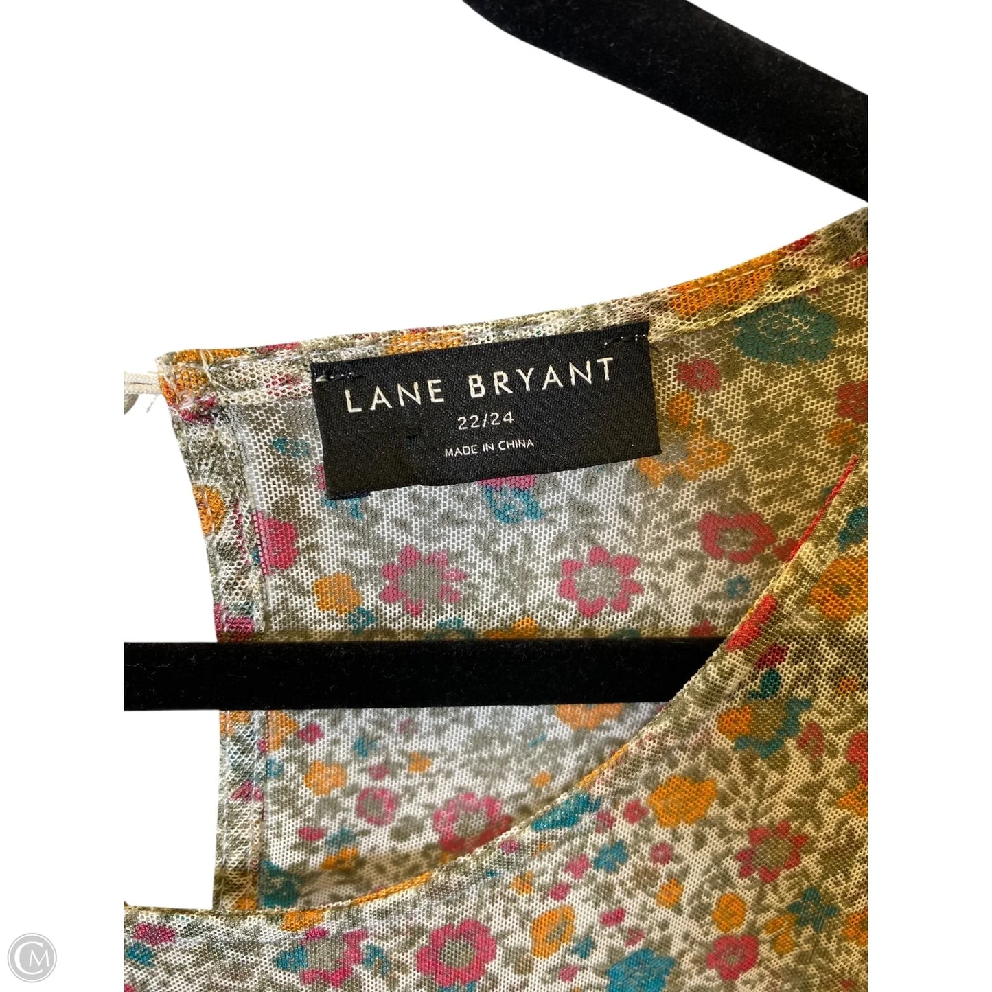Top Long Sleeve By Lane Bryant In Floral Print, Size: 22