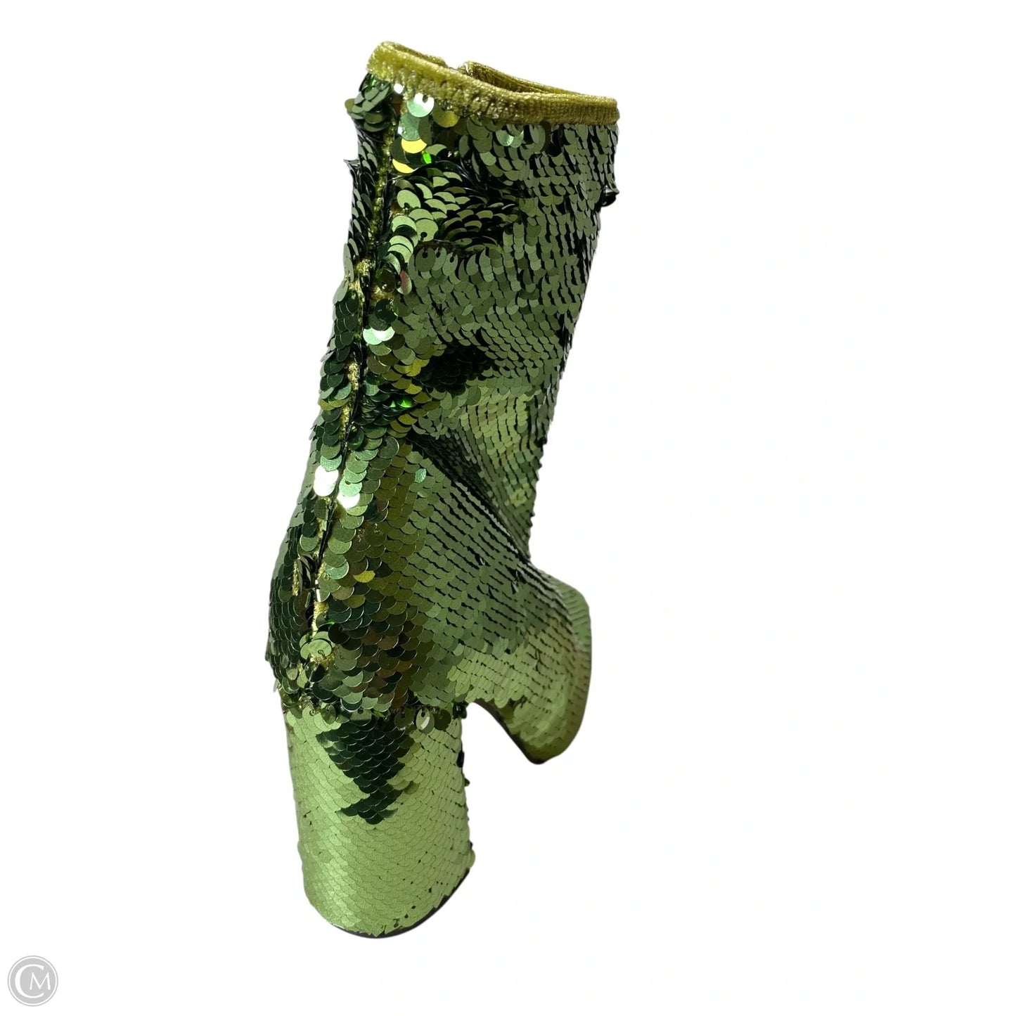 Boots Ankle Heels By Steve Madden In Green, Size: 6.5