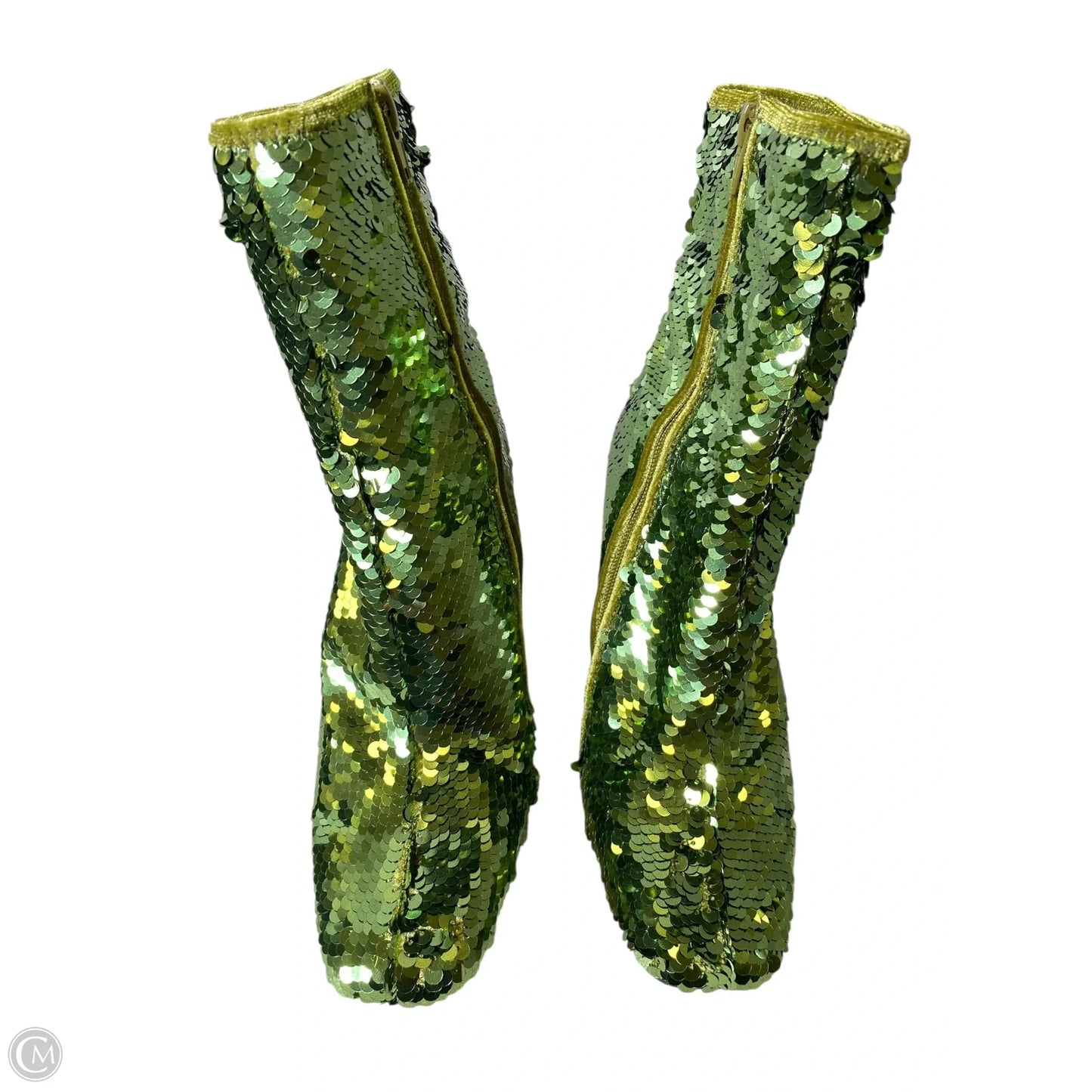 Boots Ankle Heels By Steve Madden In Green, Size: 6.5