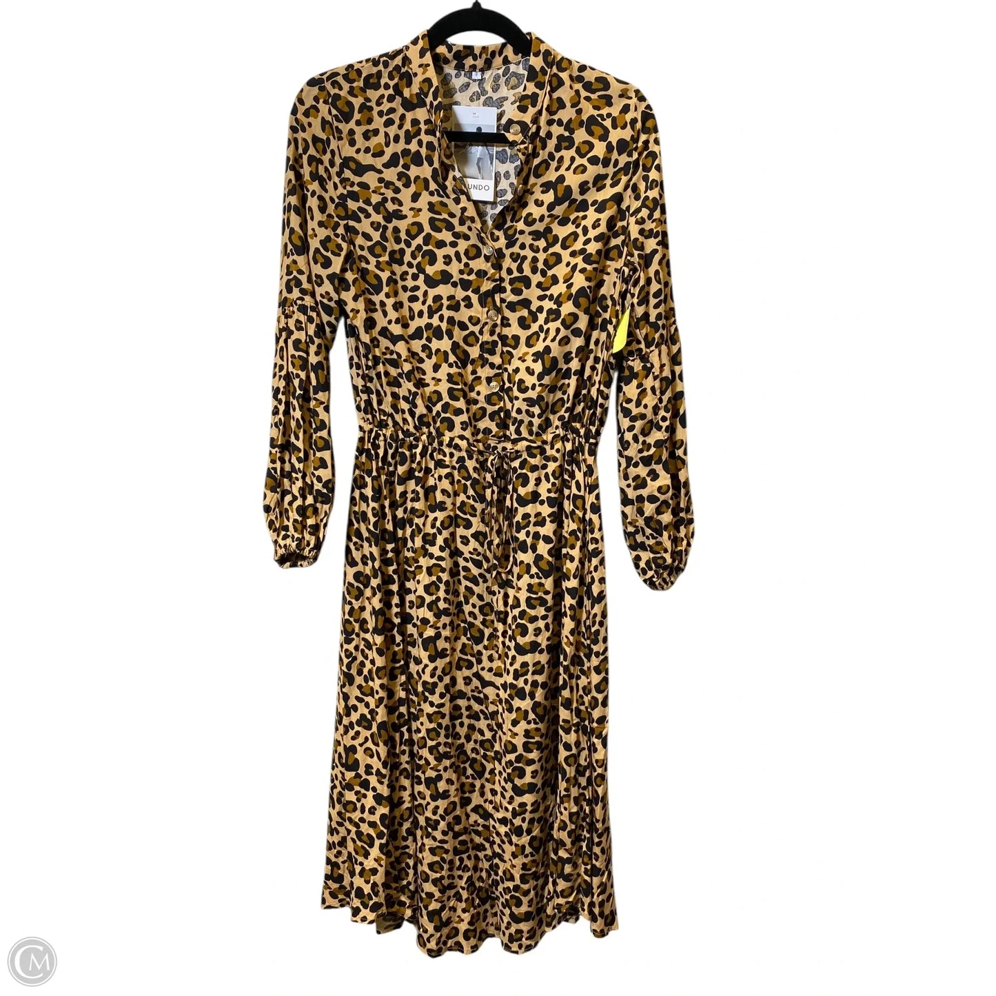 Dress Casual Midi By Clothes Mentor In Animal Print, Size: S