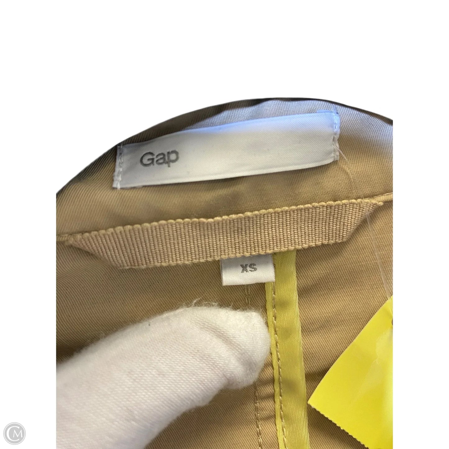 Jacket Utility By Gap In Beige, Size: Xs