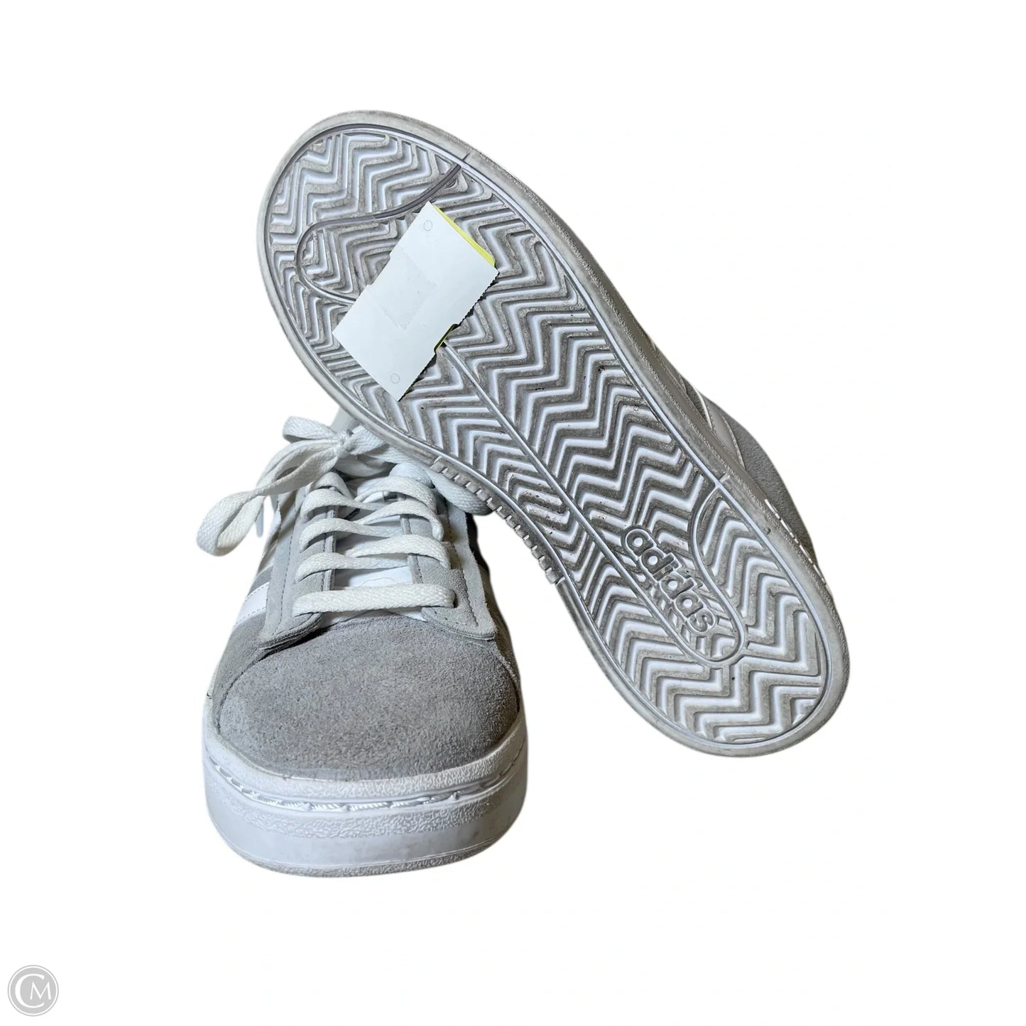 Shoes Athletic By Adidas In Grey & White, Size: 8