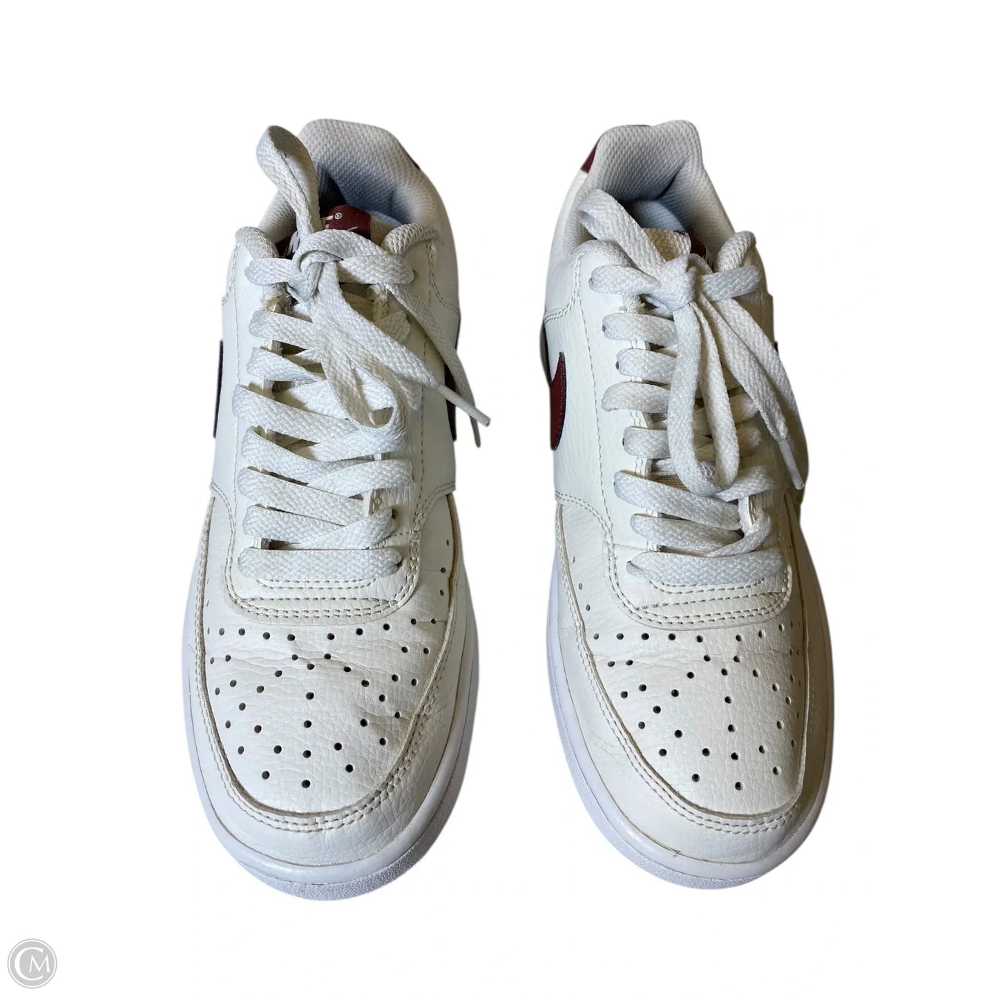 Shoes Sneakers By Nike In Brown & White, Size: 6