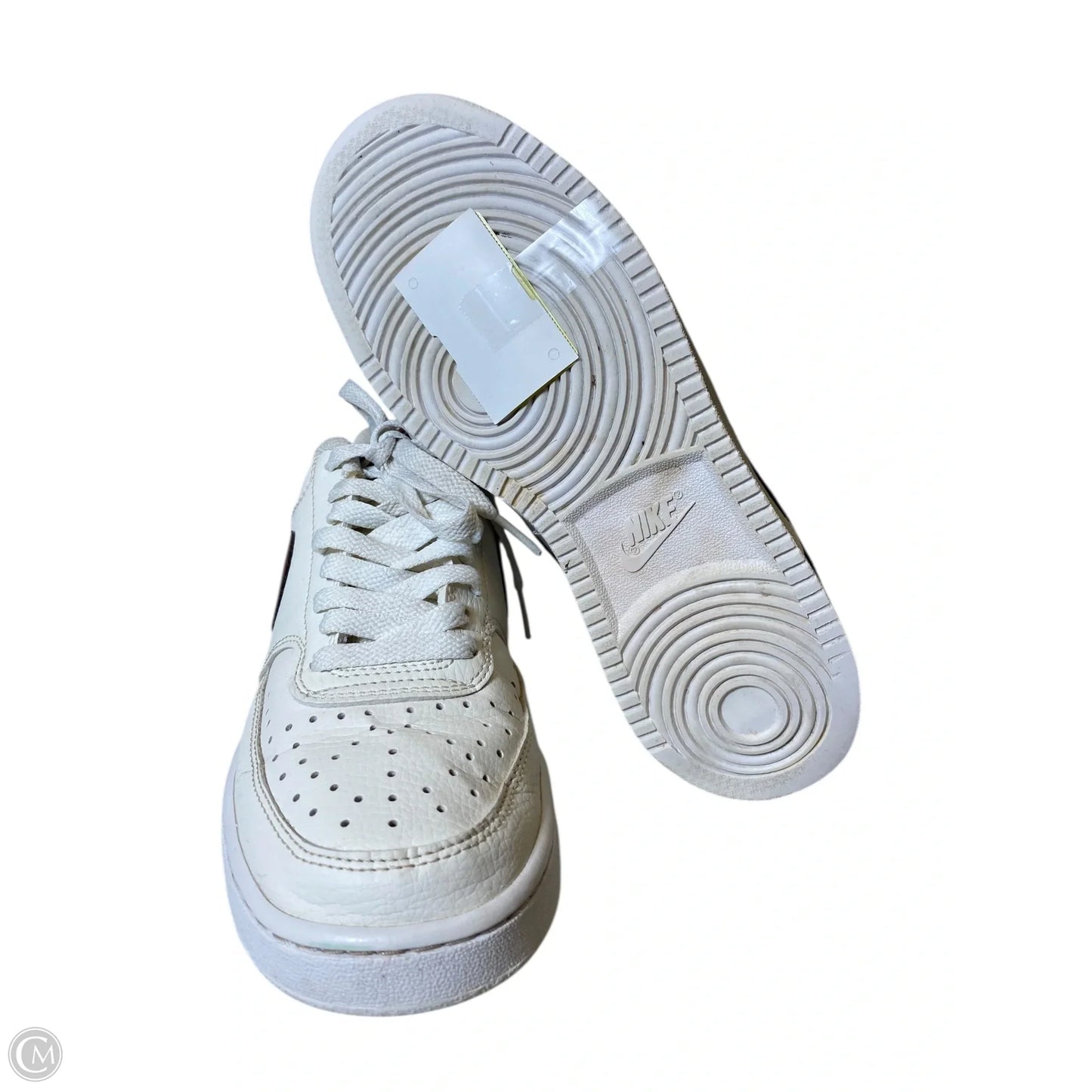 Shoes Sneakers By Nike In Brown & White, Size: 6