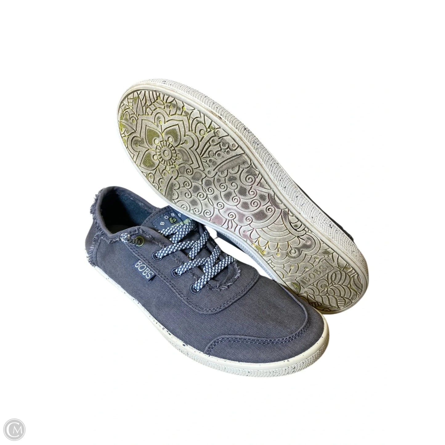 Shoes Athletic By Bobs In Blue Denim, Size: 8.5