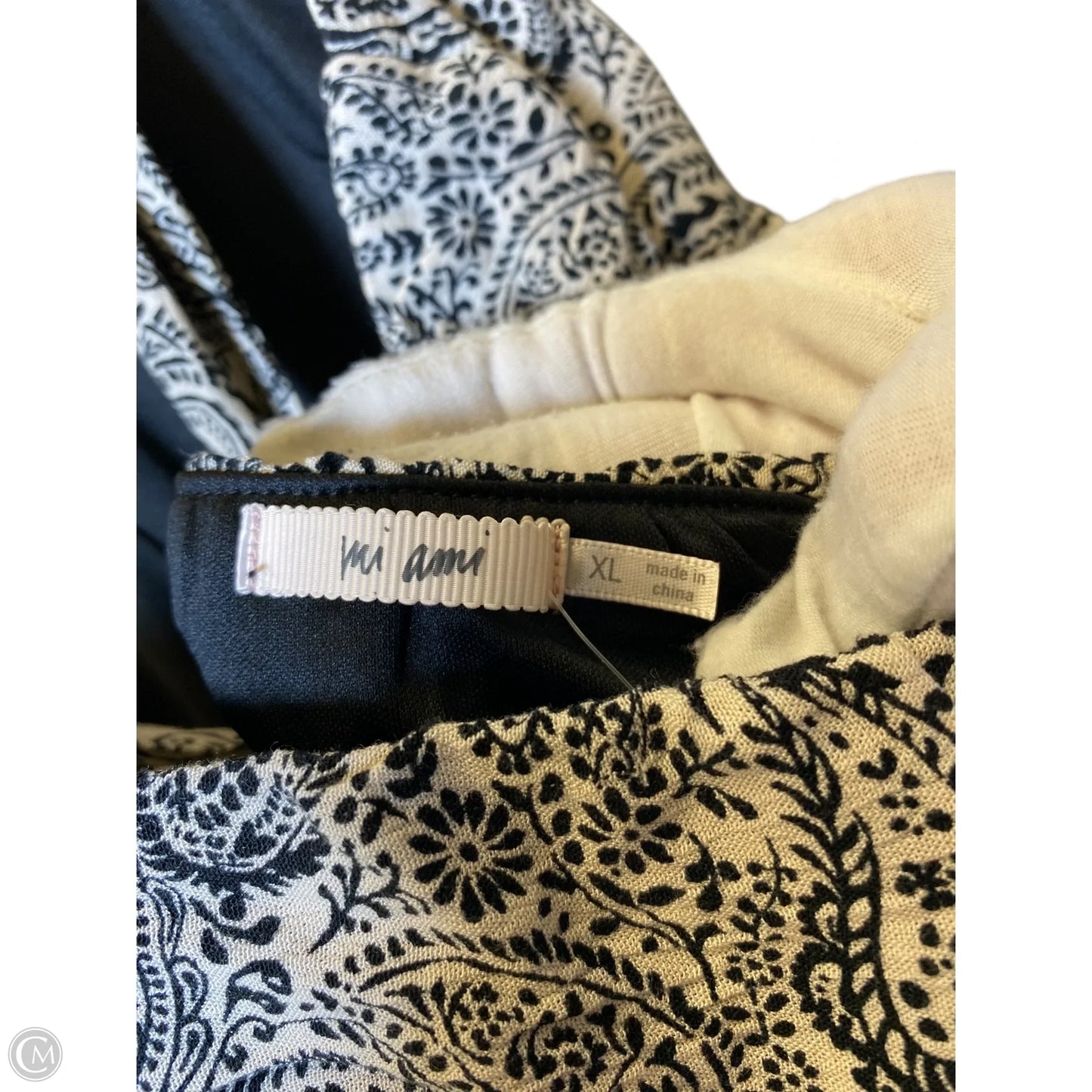 Jumpsuit By Mi Ami In Black & Tan, Size: Xl