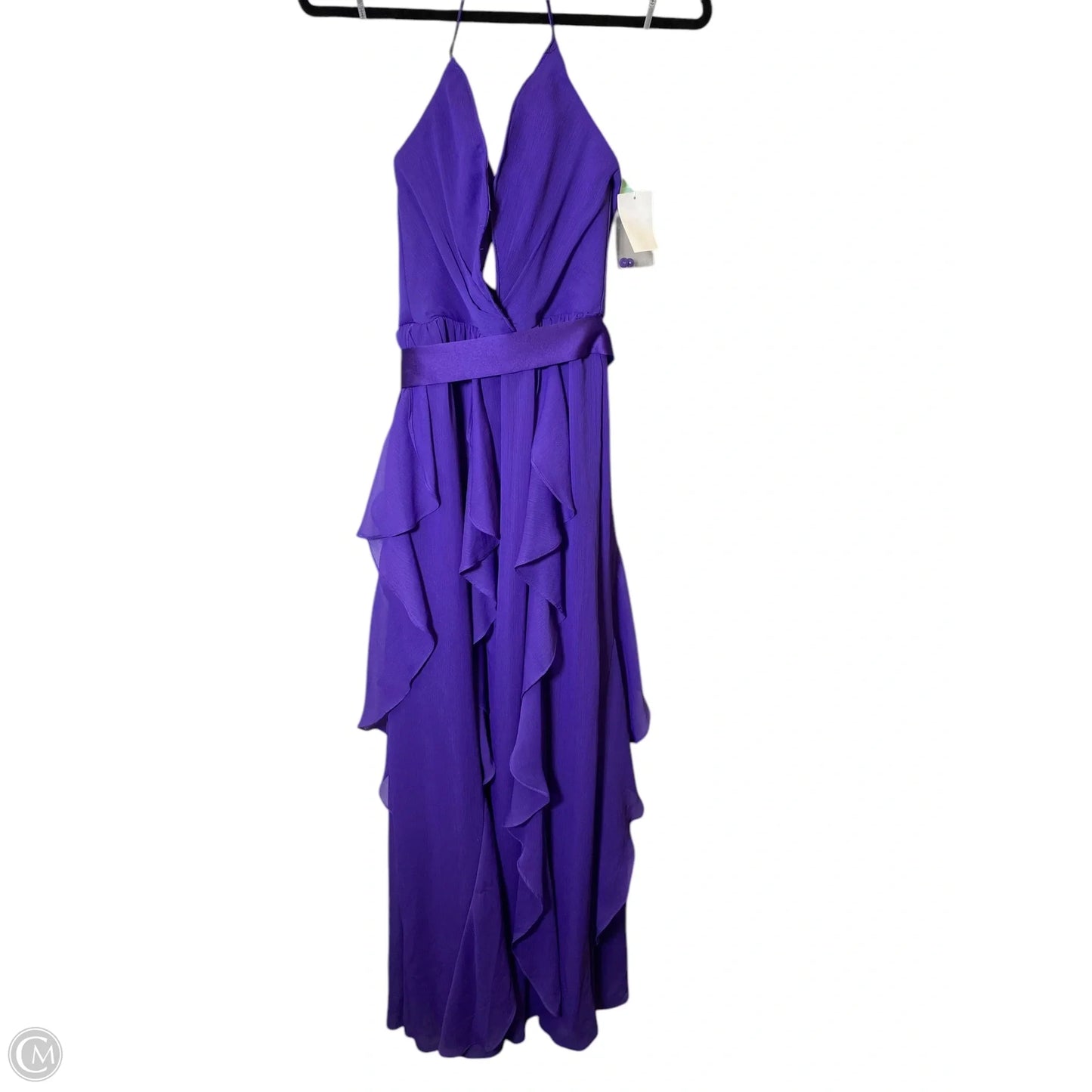 Dress Designer By Vera Wang In Purple, Size: 12