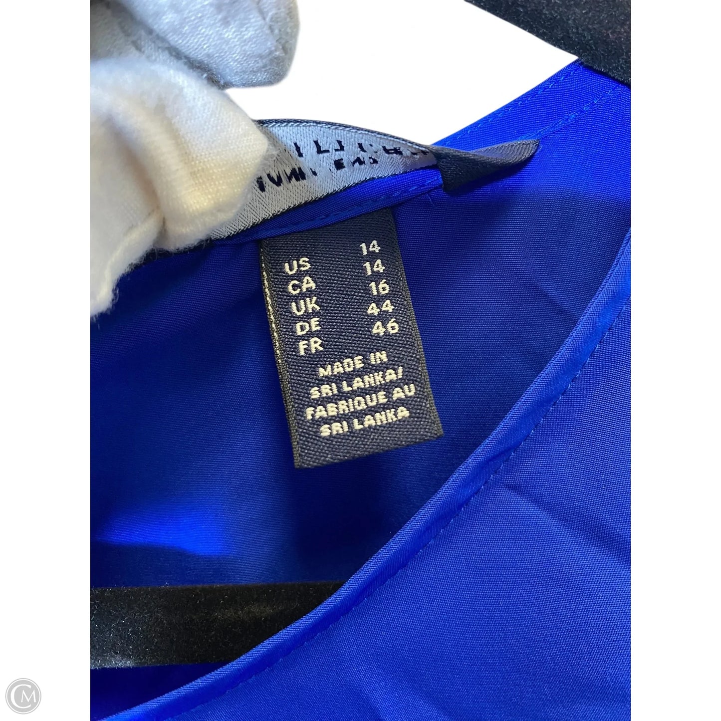 Top Long Sleeve By Lands End In Blue, Size: L