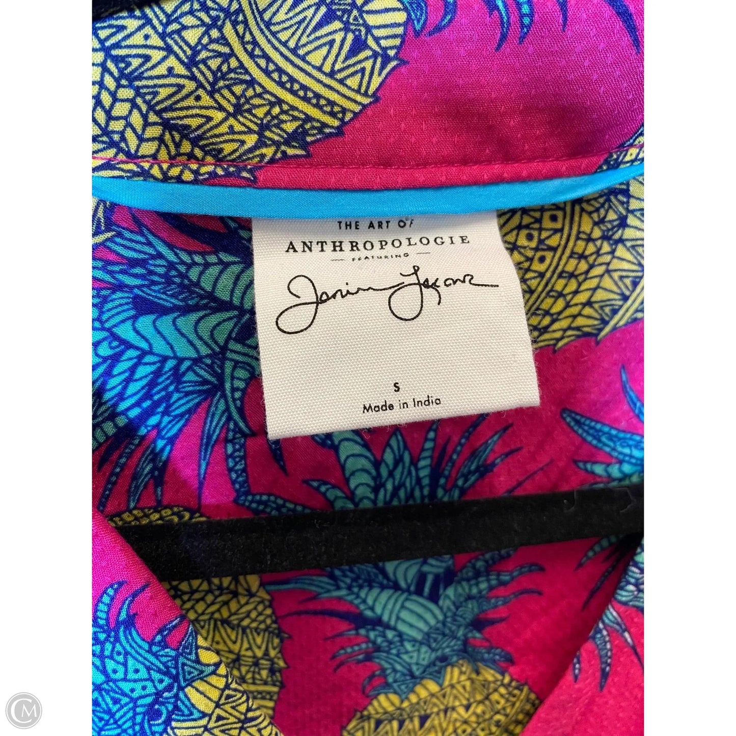 Blouse Long Sleeve By Anthropologie In Multi-colored, Size: S