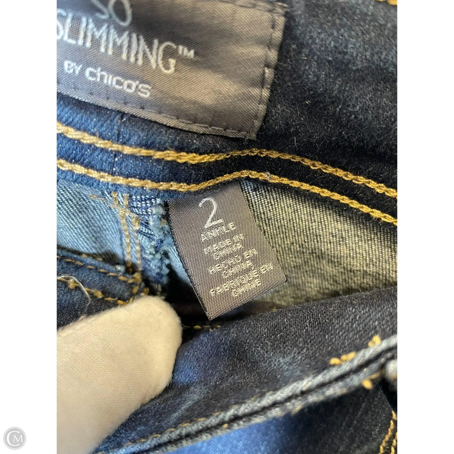 Jeans Cropped By Chicos In Blue, Size: L
