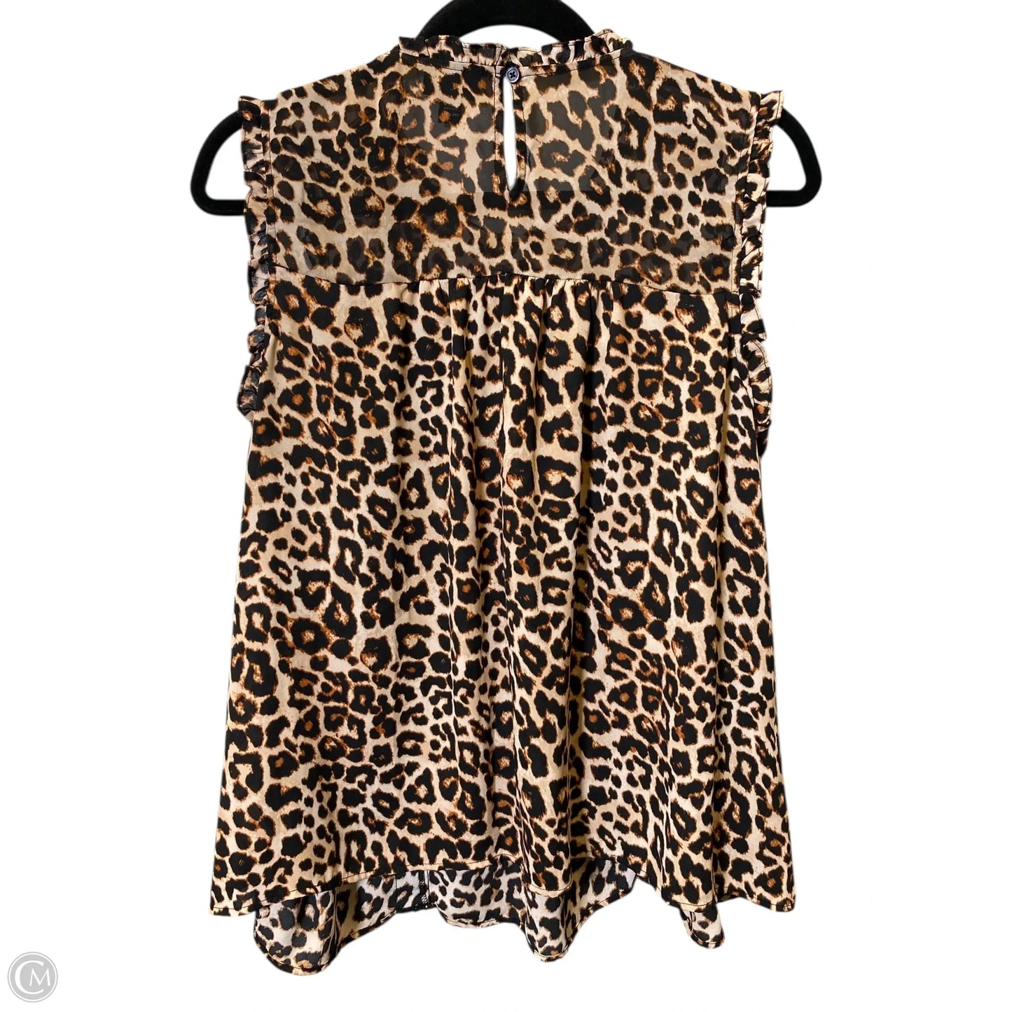 Top Sleeveless By Ana In Animal Print, Size: Xl