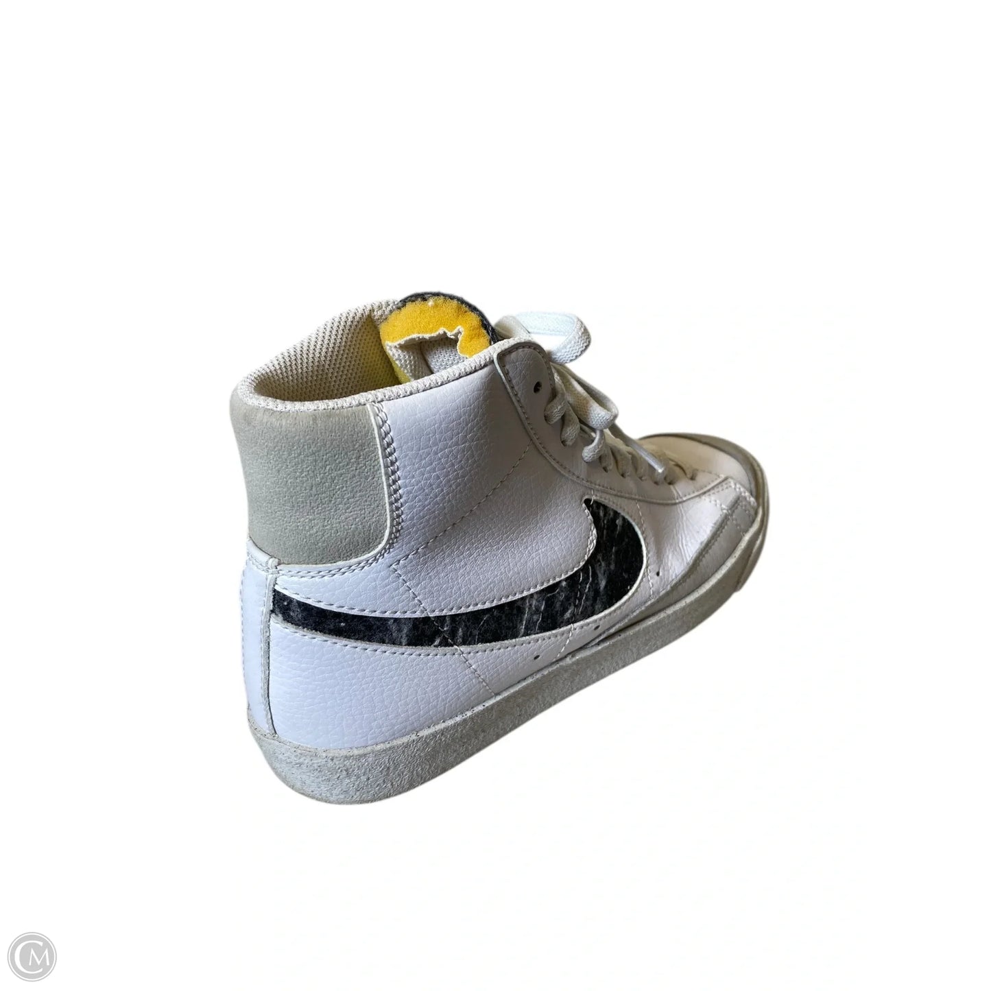 Shoes Flats By Nike In Grey & White, Size: 7