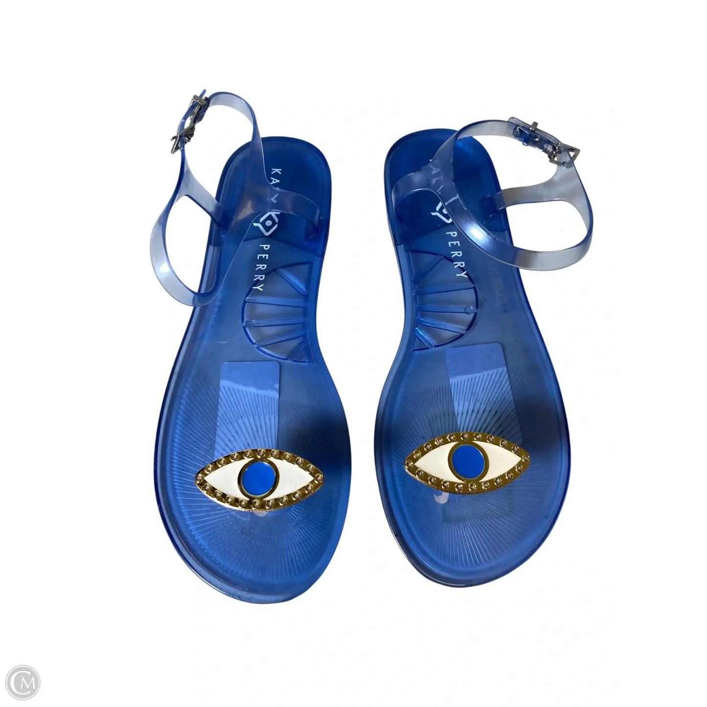 Sandals Flats By Cmc In Blue, Size: 9