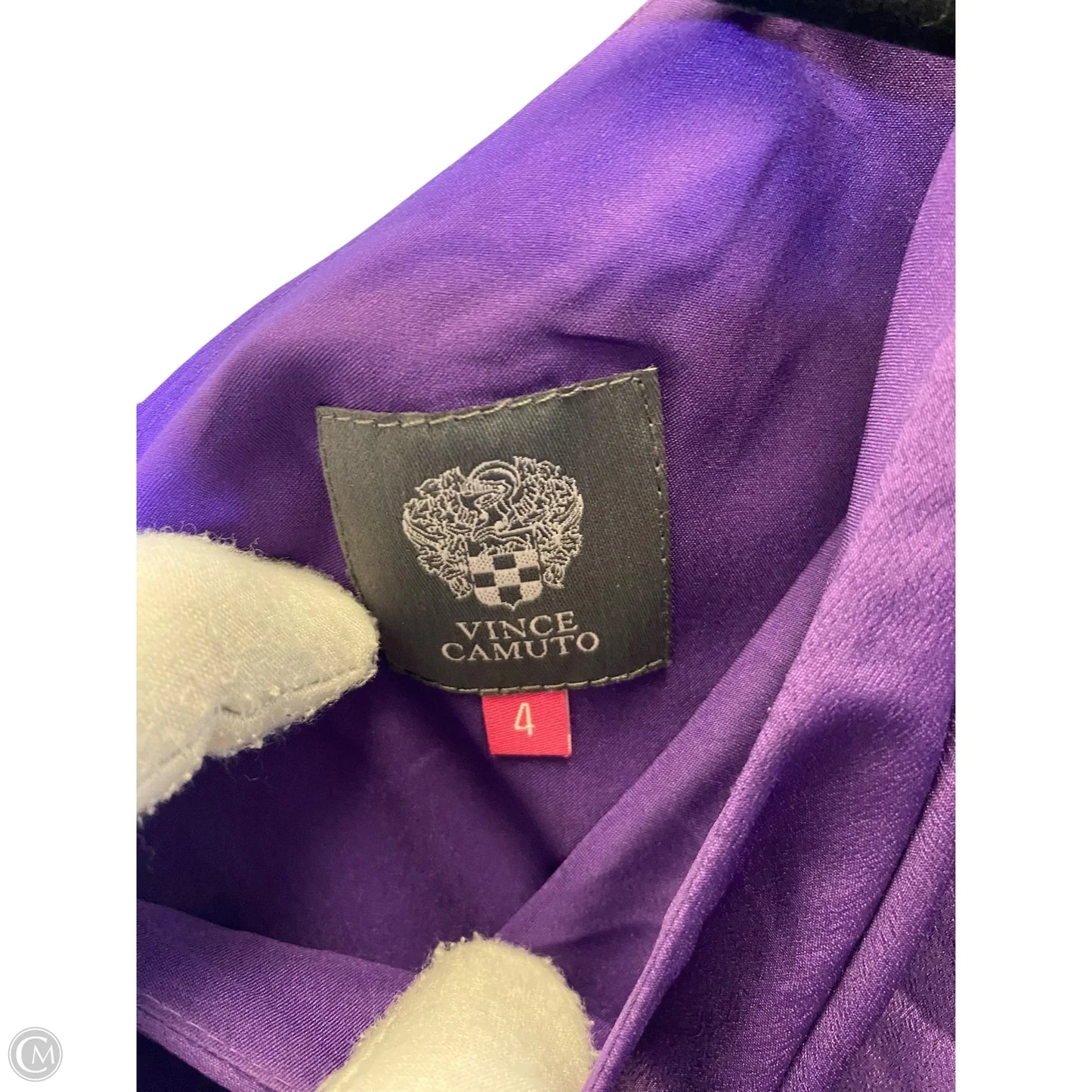 Dress Party Short By Vince Camuto In Purple, Size: 4