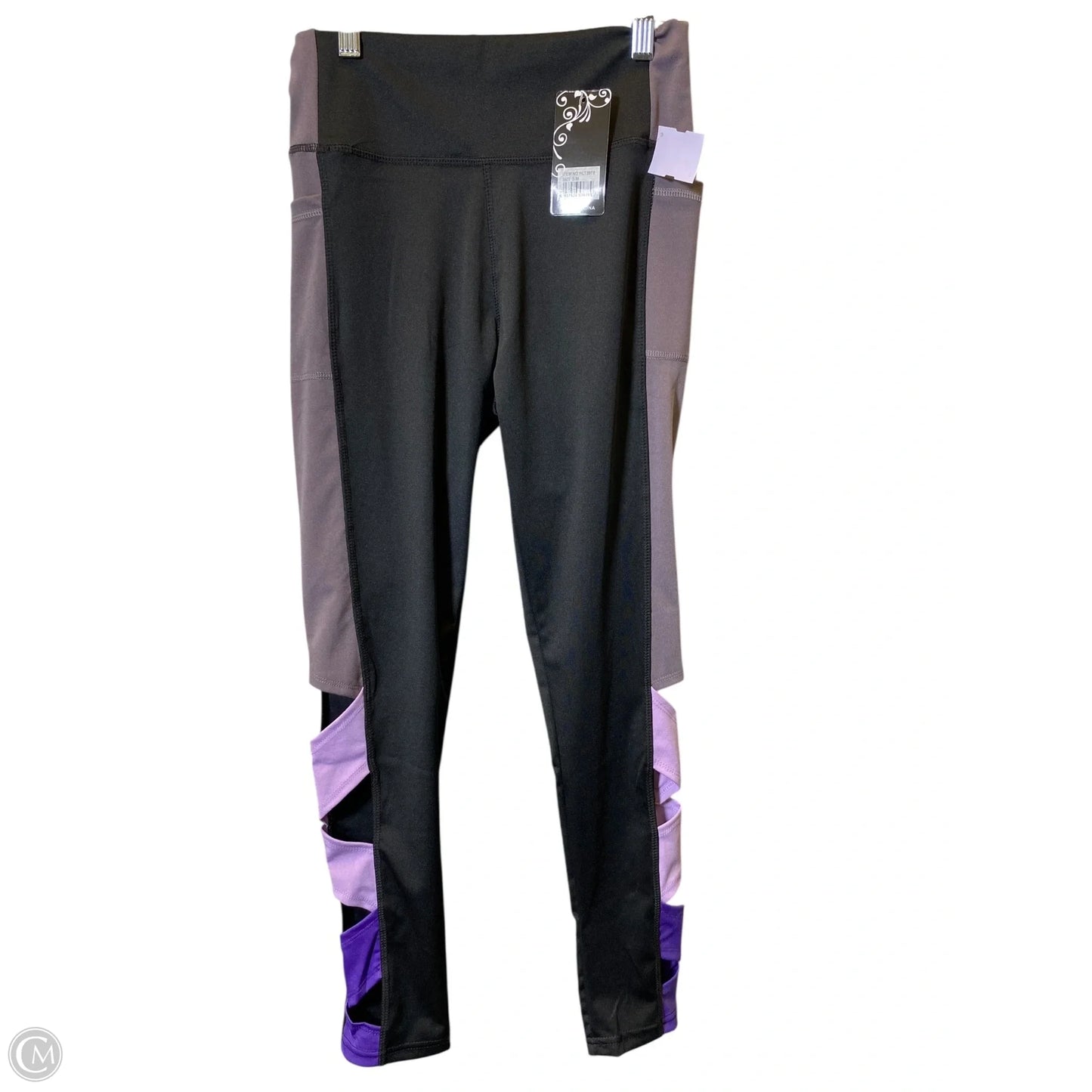 Athletic Leggings By Cmc In Multi-colored, Size: M