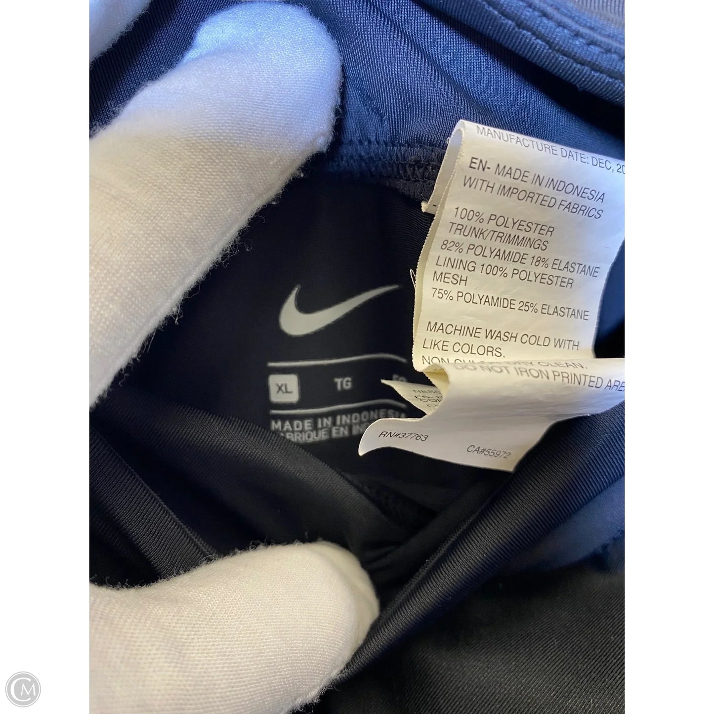 Skort By Nike In Black, Size: Xl