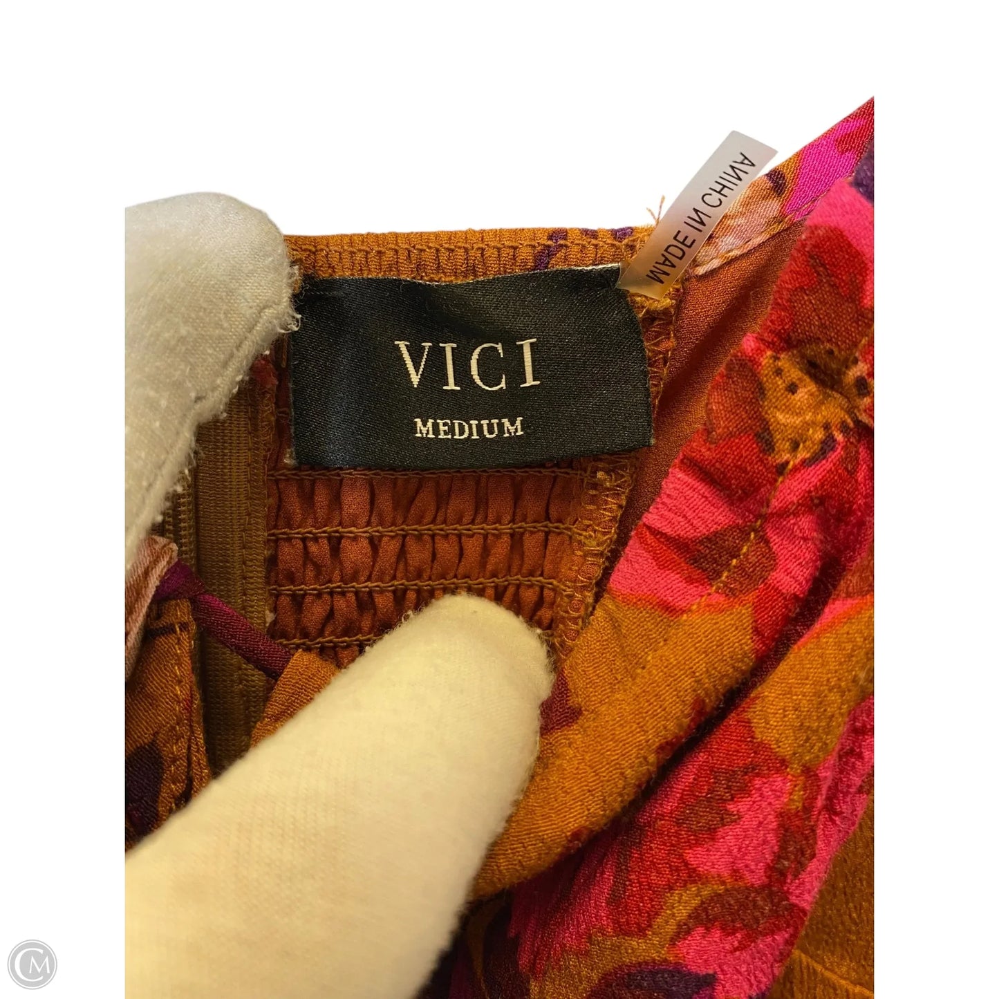 Dress Casual Maxi By Vici In Floral Print, Size: M