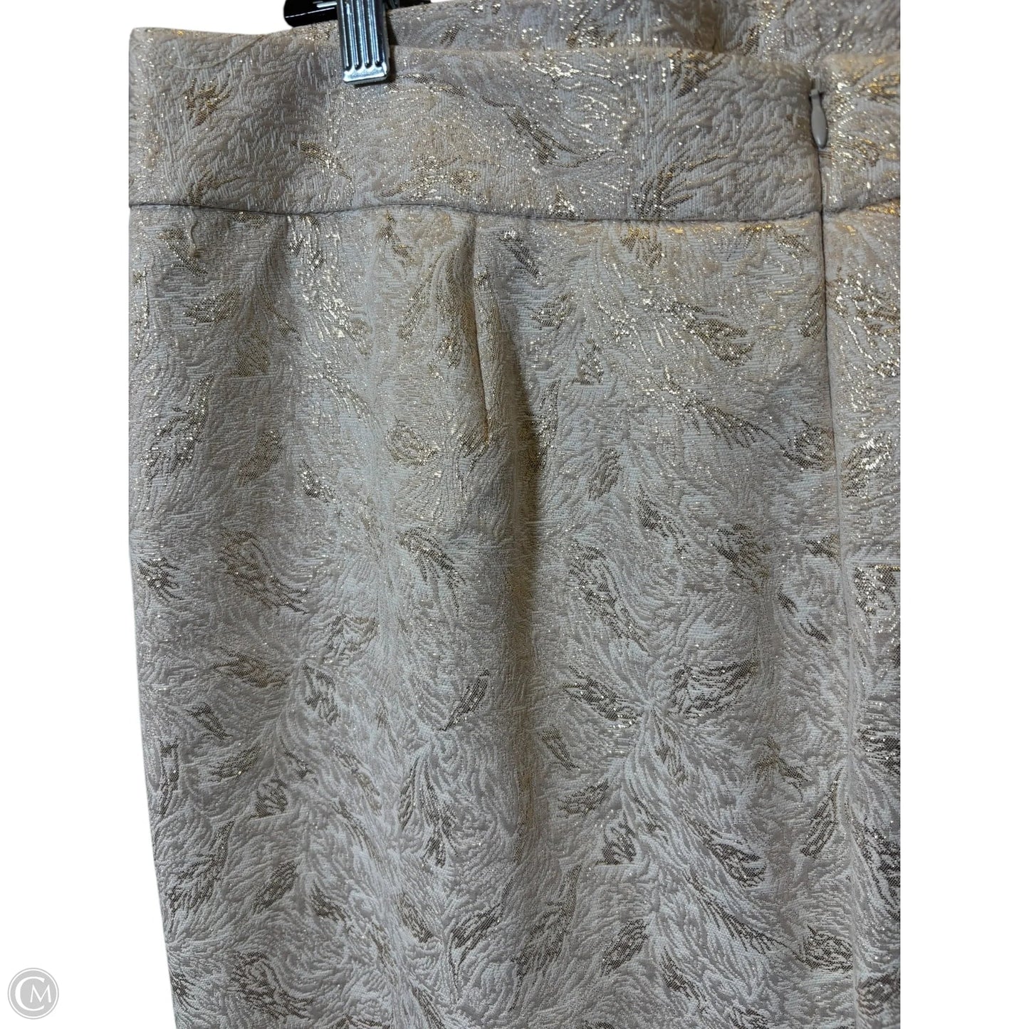 Skirt Midi By Premise In Gold & Tan, Size: 14