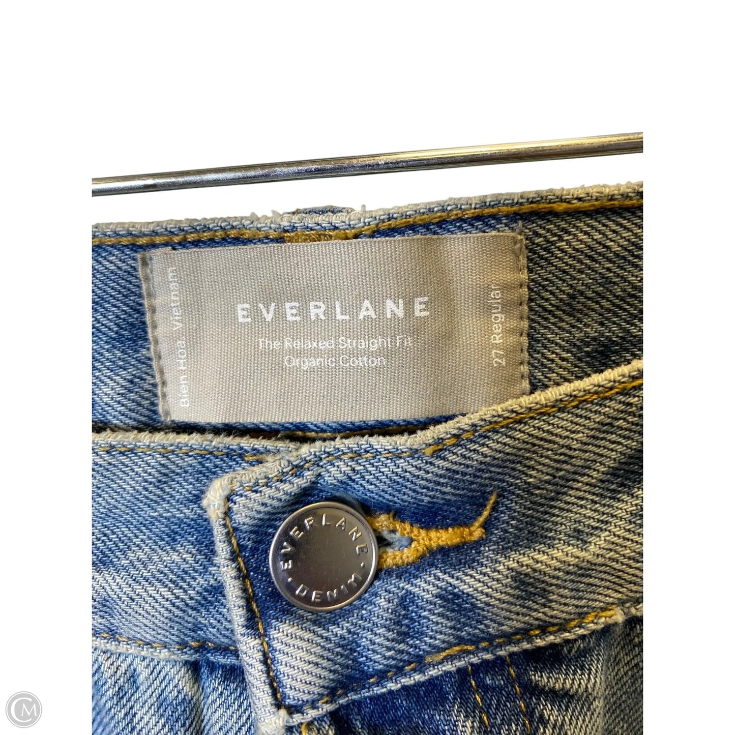 Jeans Straight By Everlane In Blue, Size: 4