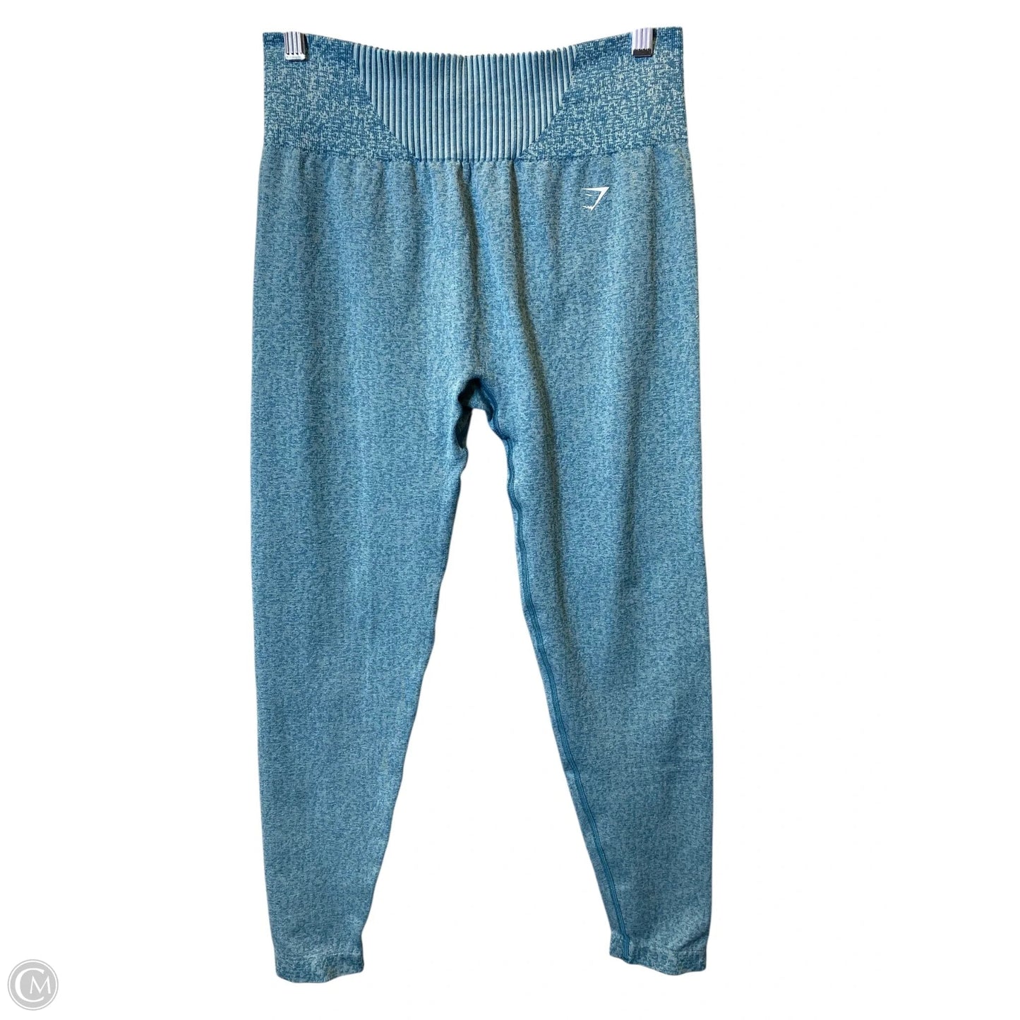 Athletic Leggings By Gym Shark In Blue, Size: L