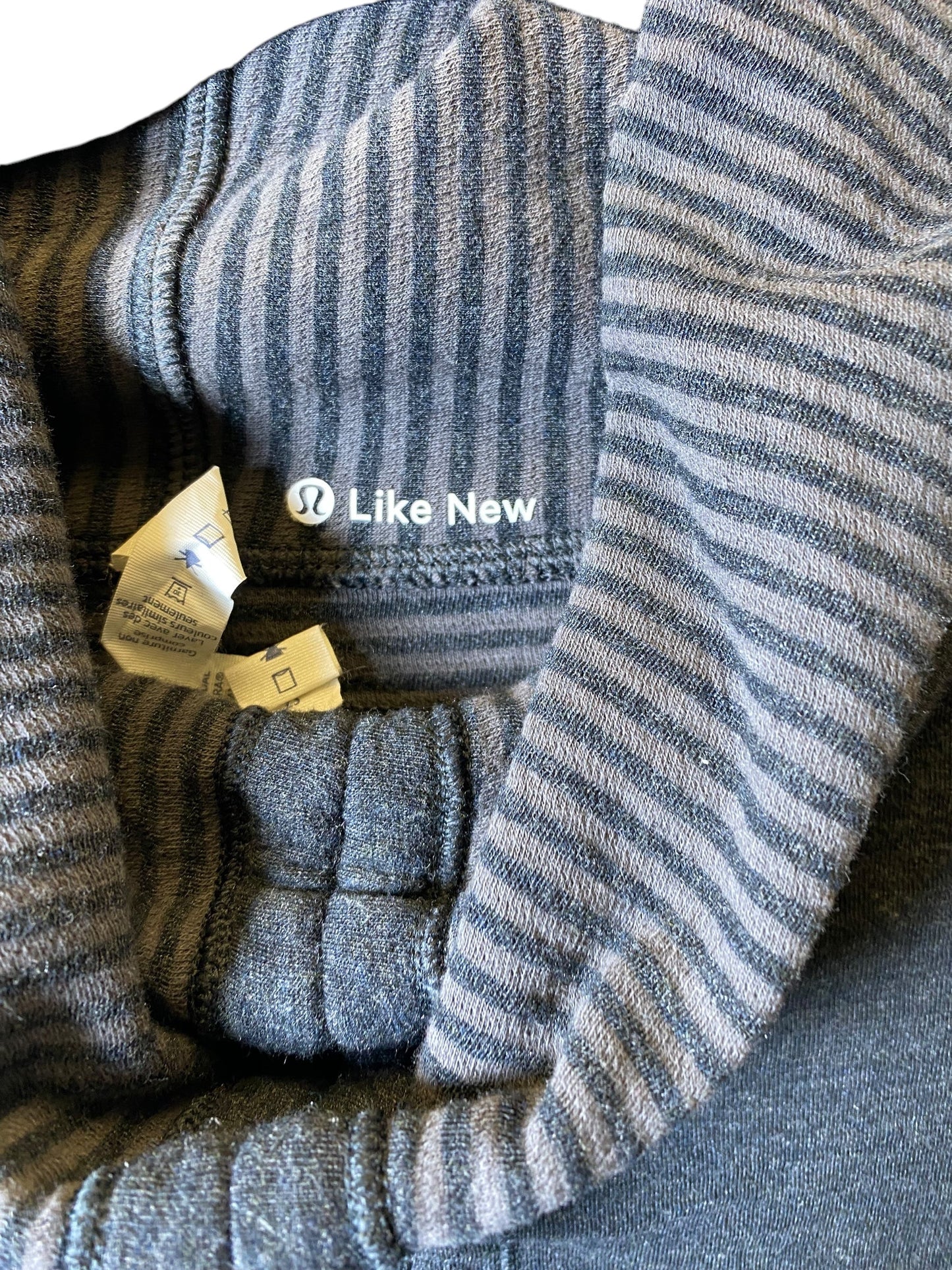Athletic Sweatshirt Collar By Lululemon In Grey, Size: S