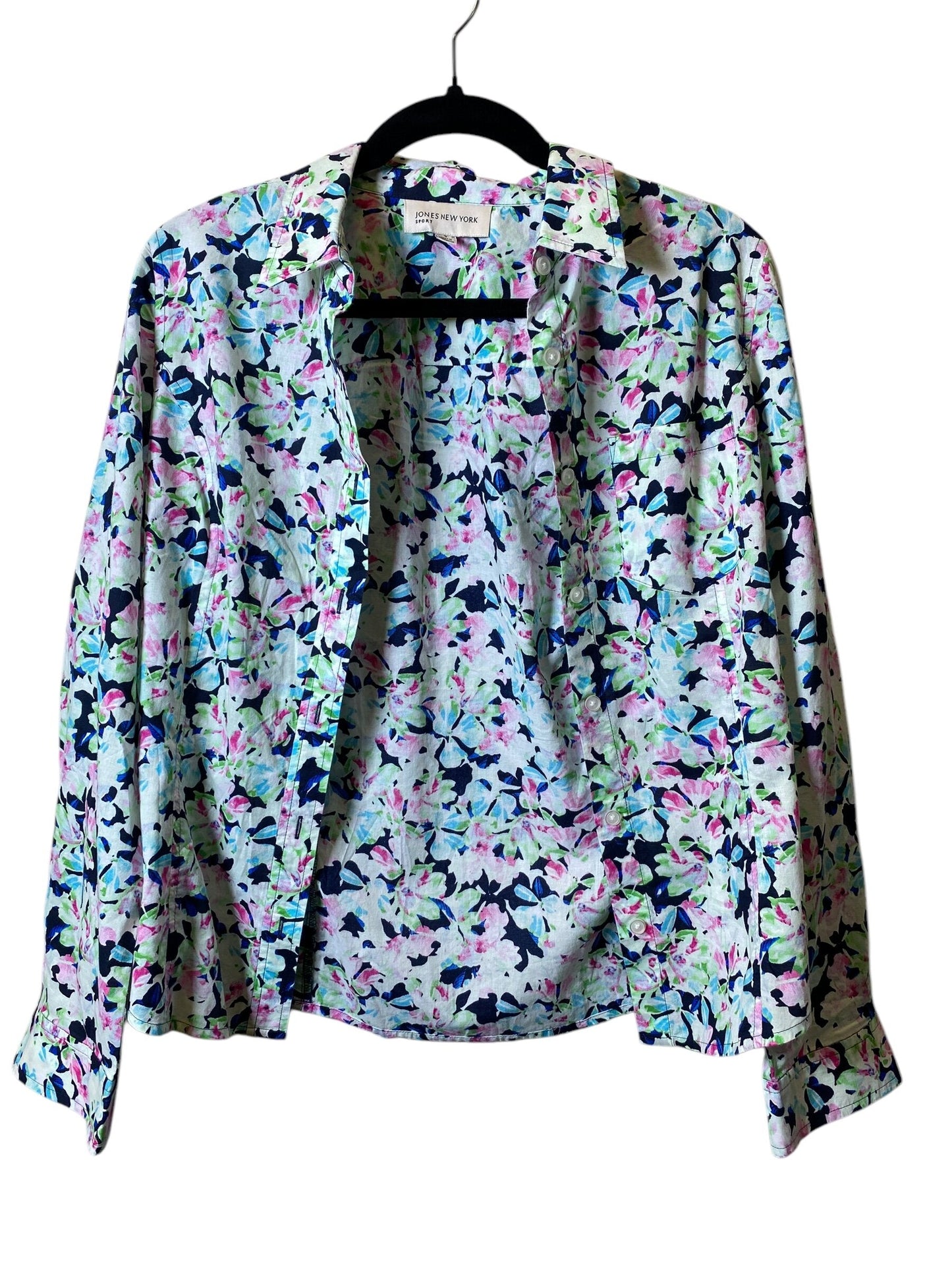 Blouse Long Sleeve By Jones New York Size: S