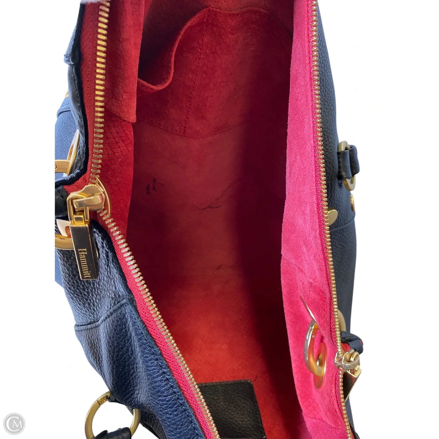 Handbag Leather By Hammitt, Size: Medium