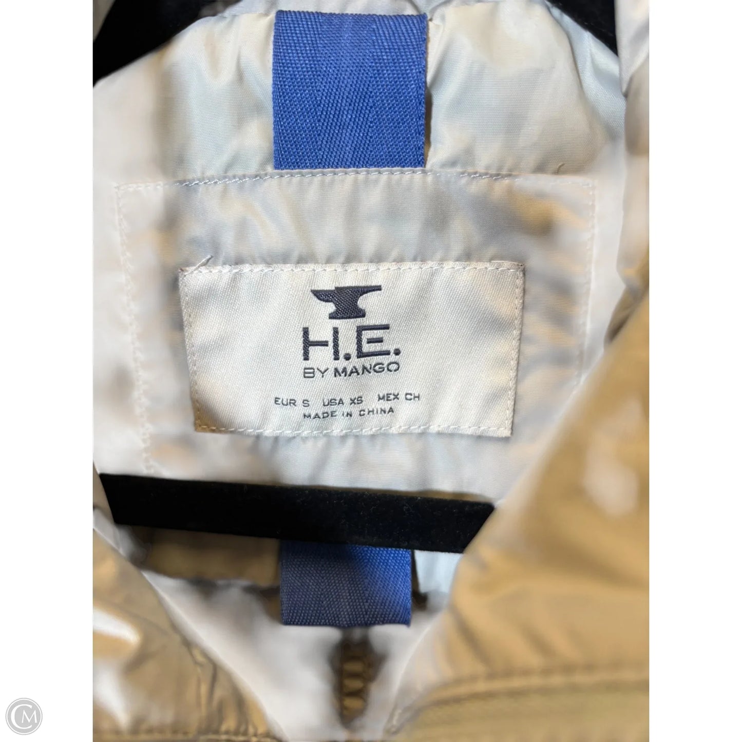 Jacket Windbreaker By Mango In Green, Size: Xs