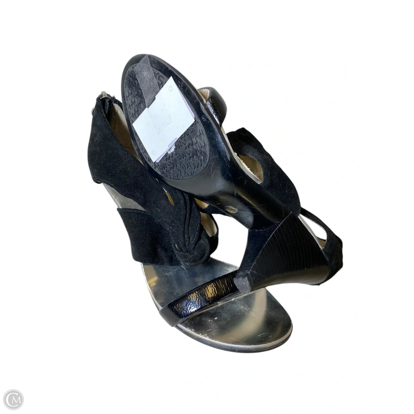 Sandals Heels Kitten By Michael By Michael Kors In Black, Size: 9