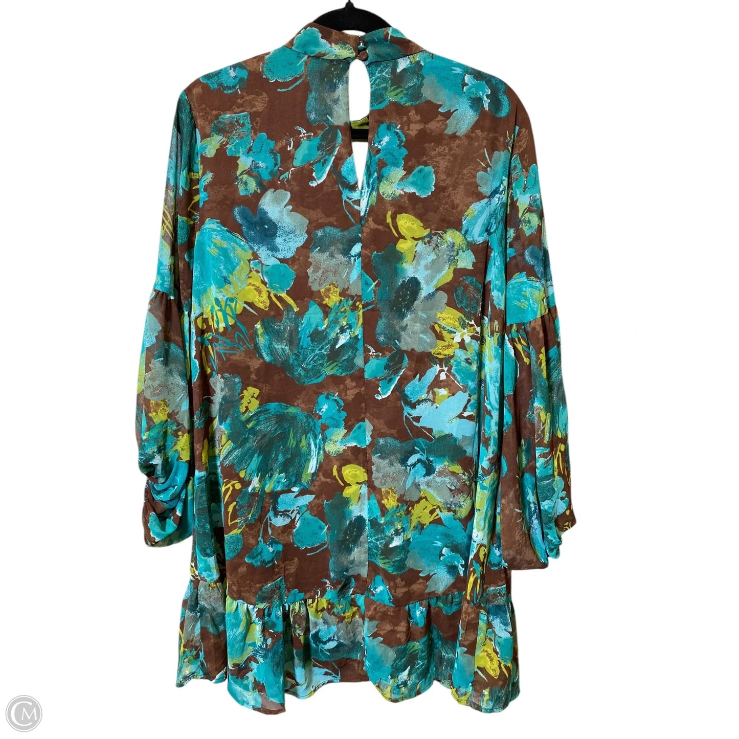Top Long Sleeve By Cato In Brown & Green, Size: L