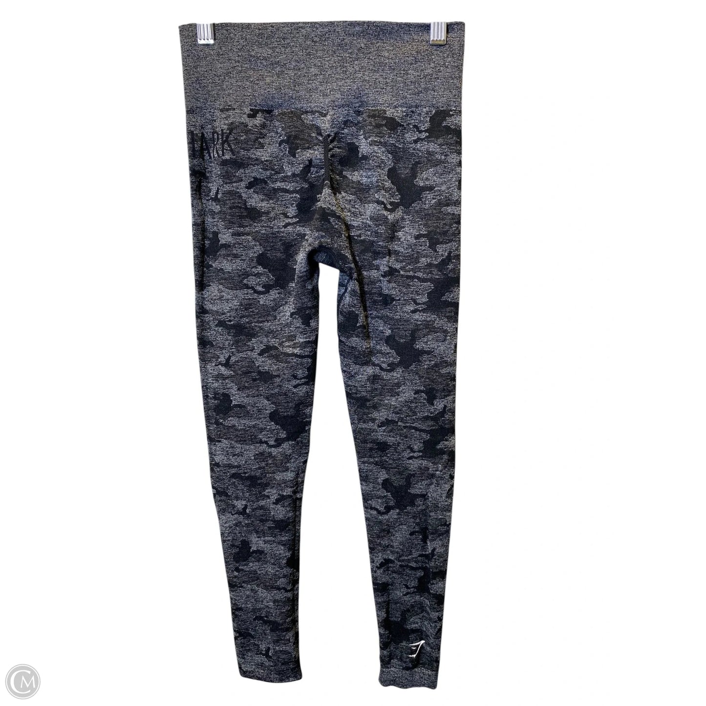 Athletic Leggings By Gym Shark In Black & Grey, Size: S