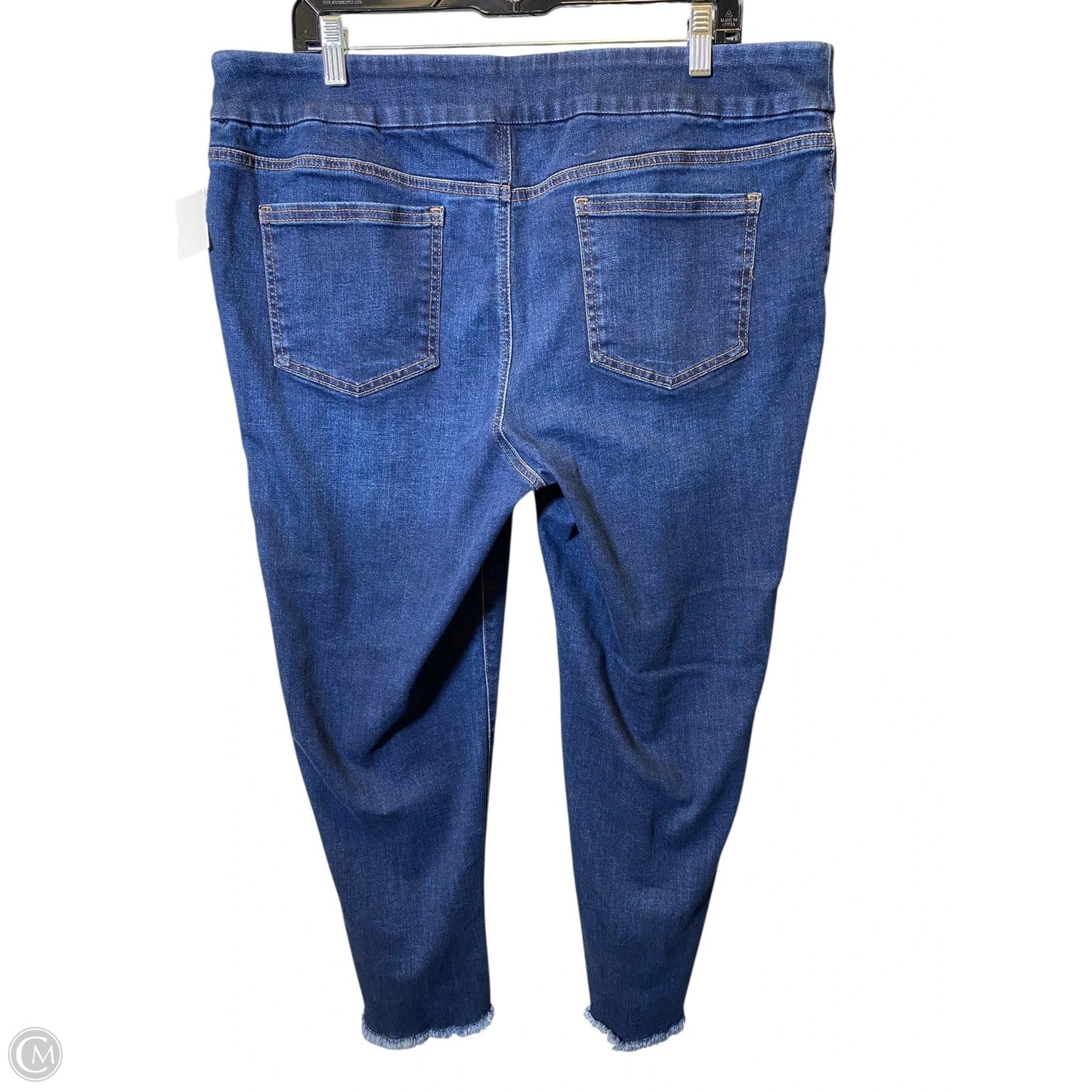 Capris By Chicos In Blue Denim, Size: 16