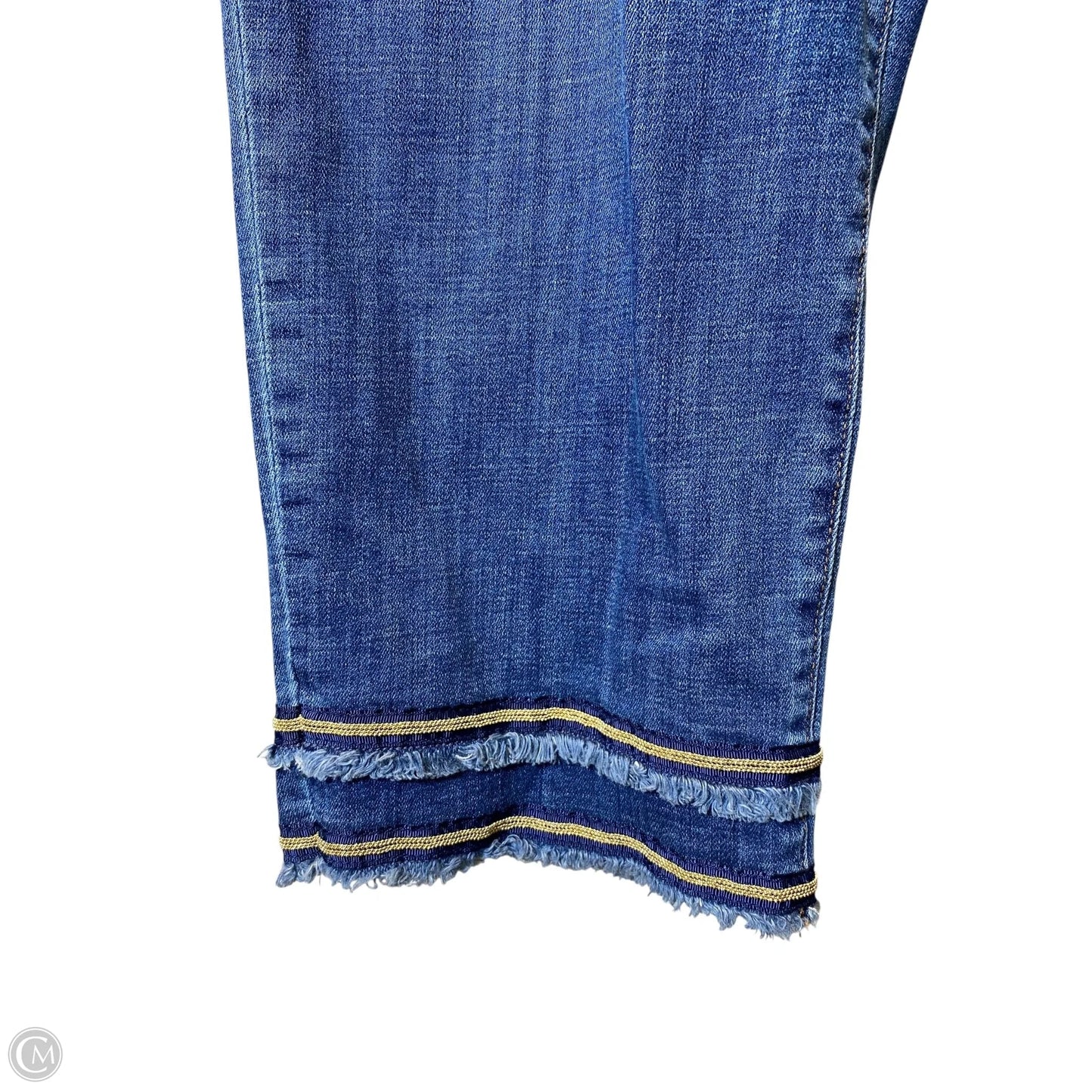 Capris By Chicos In Blue Denim, Size: 16