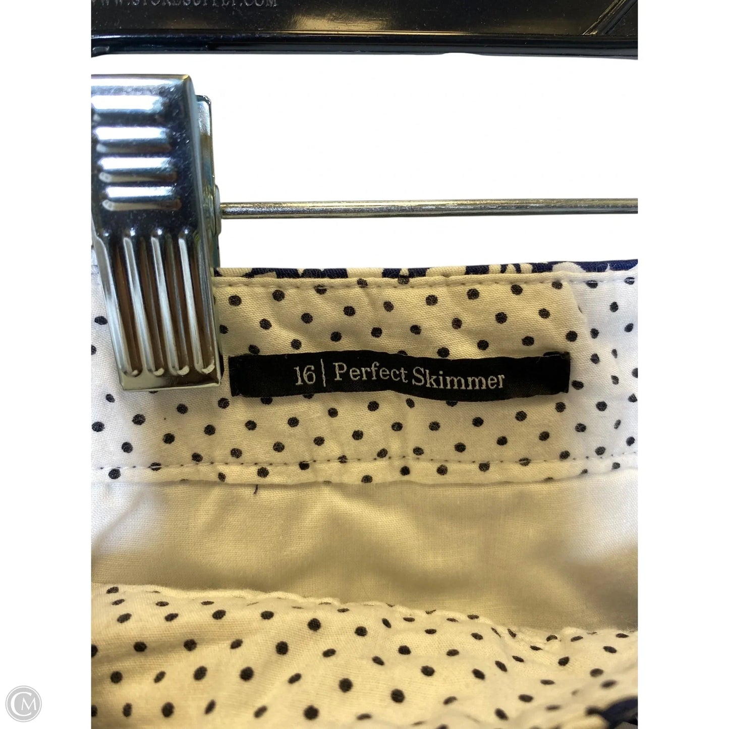 Capris By Talbots In Blue & White, Size: 16