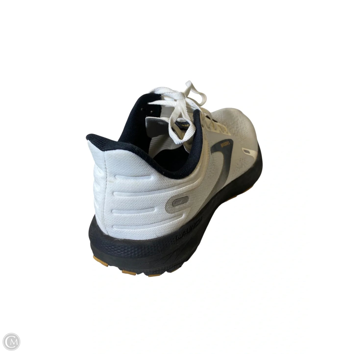 Shoes Athletic By Brooks In Black & Grey, Size: 9