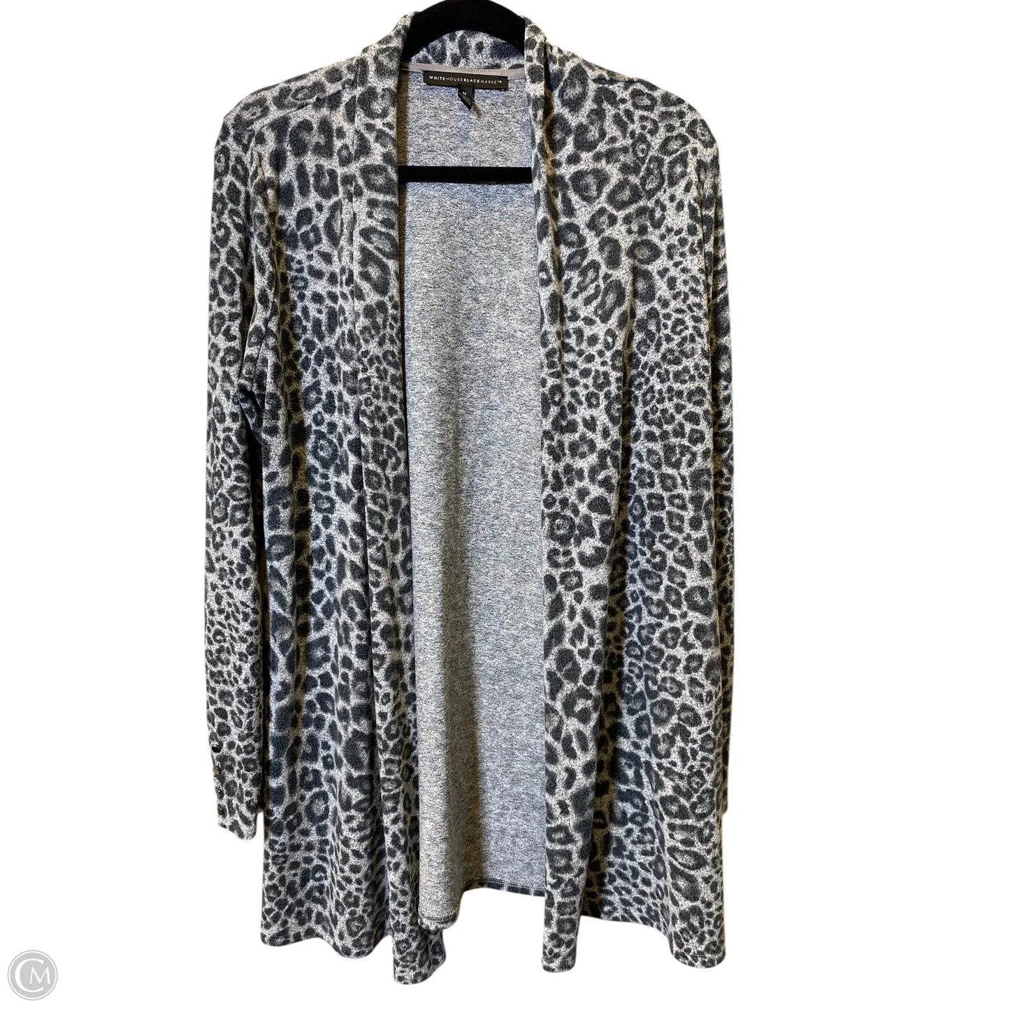 Cardigan By White House Black Market In Animal Print, Size: M