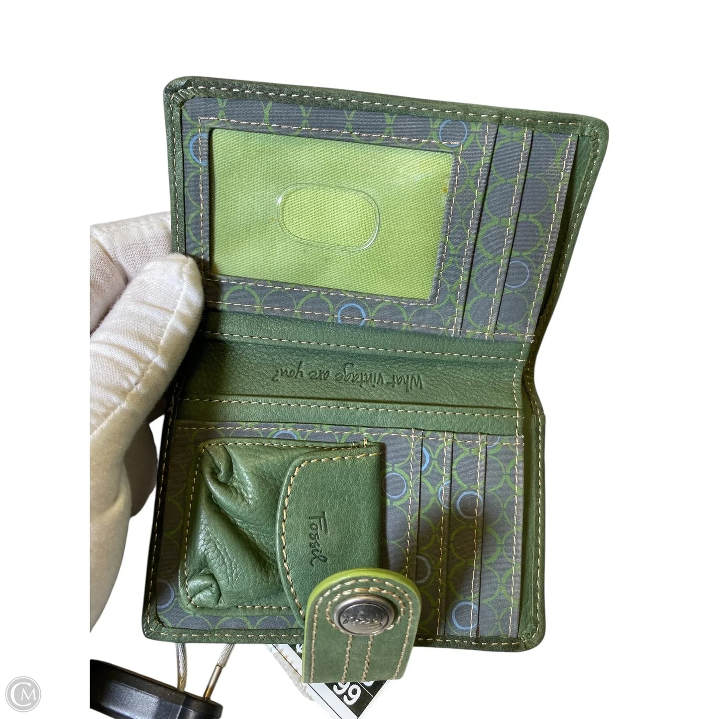 Wallet By Fossil, Size: Medium
