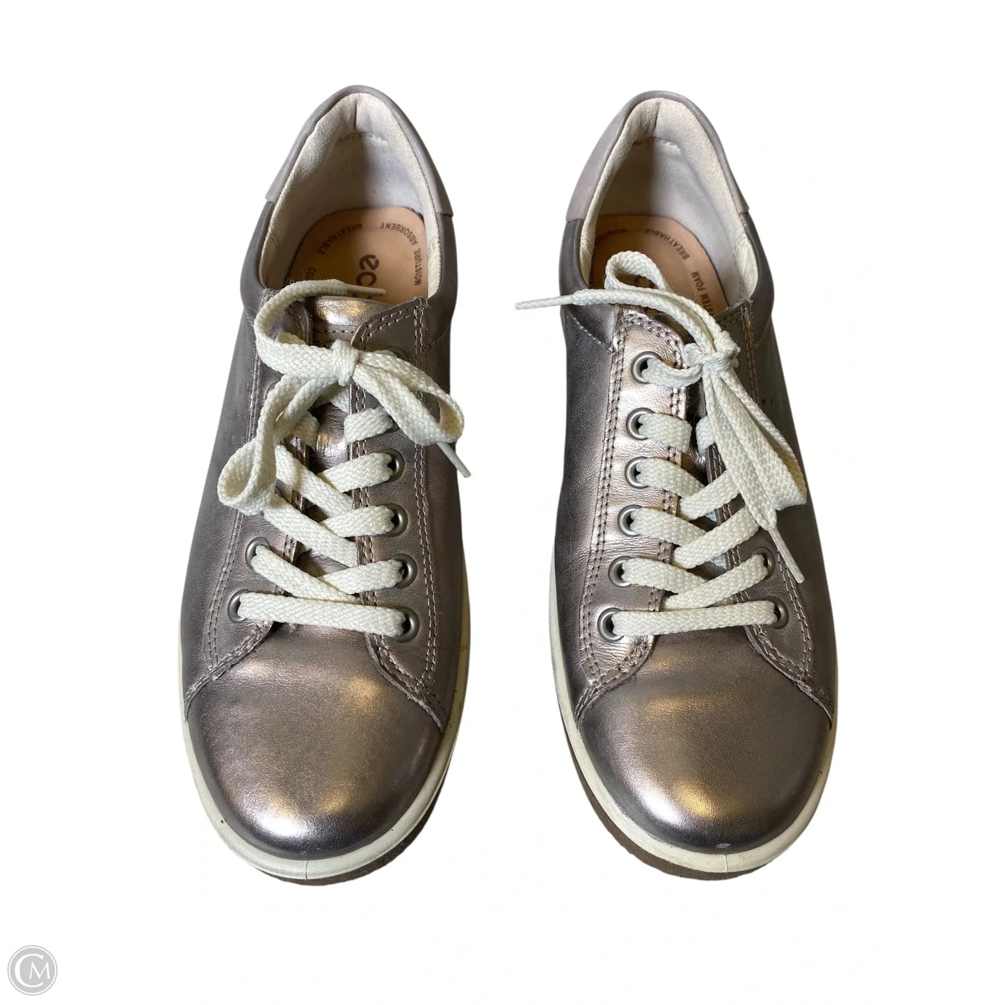 Shoes Sneakers By Ecco In Bronze, Size: 7.5