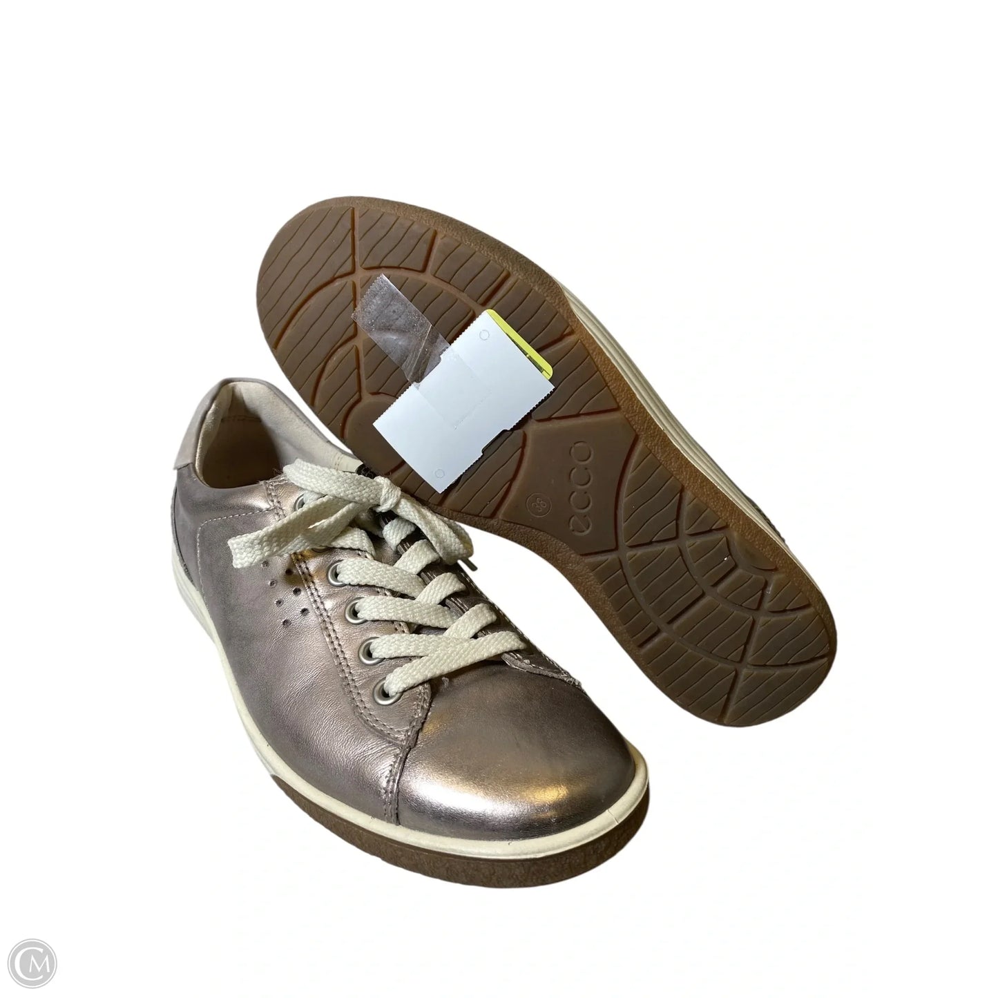 Shoes Sneakers By Ecco In Bronze, Size: 7.5