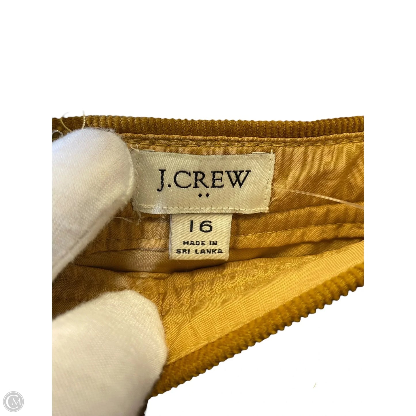 Skirt Mini & Short By J. Crew In Yellow, Size: 16