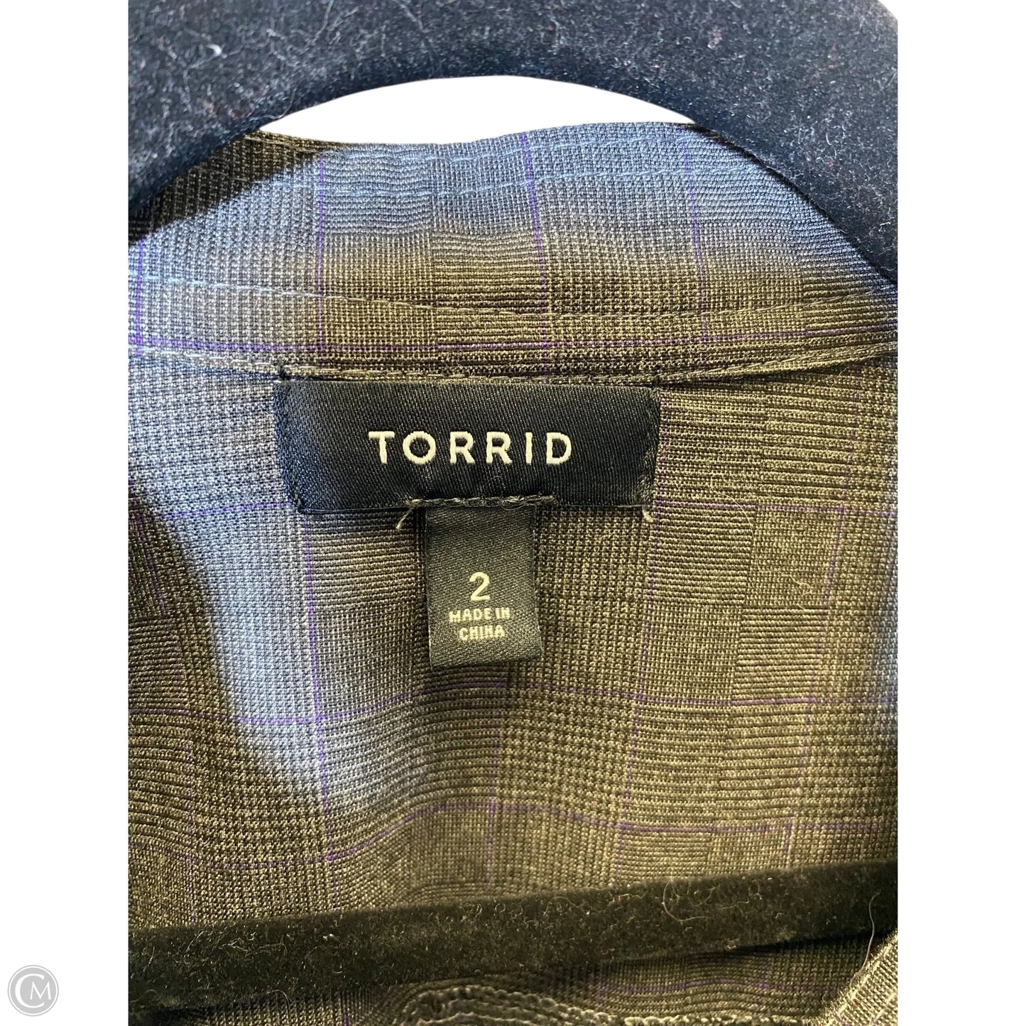 Blazer By Torrid In Grey, Size: 2x