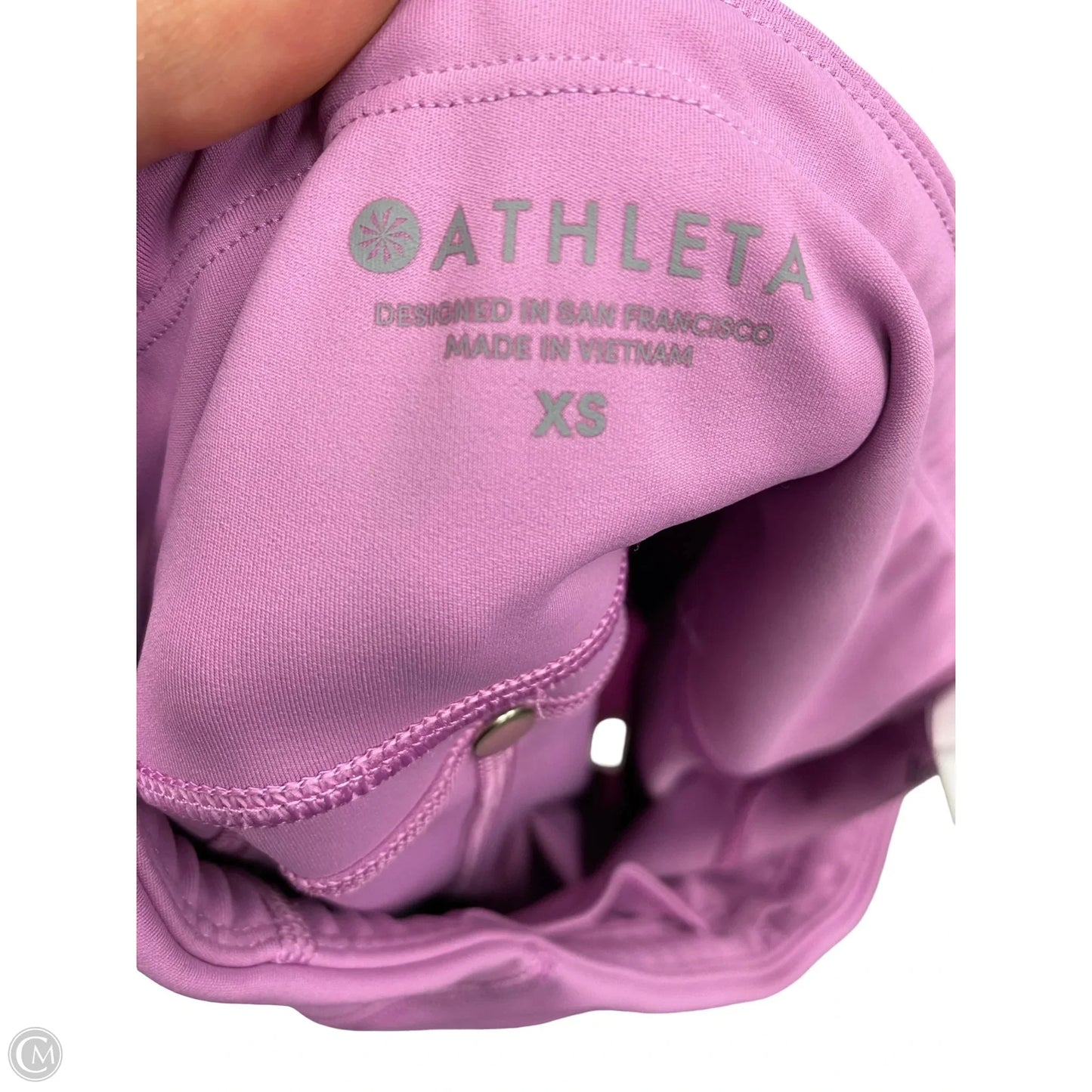 Athletic Leggings By Athleta In Purple, Size: Xs