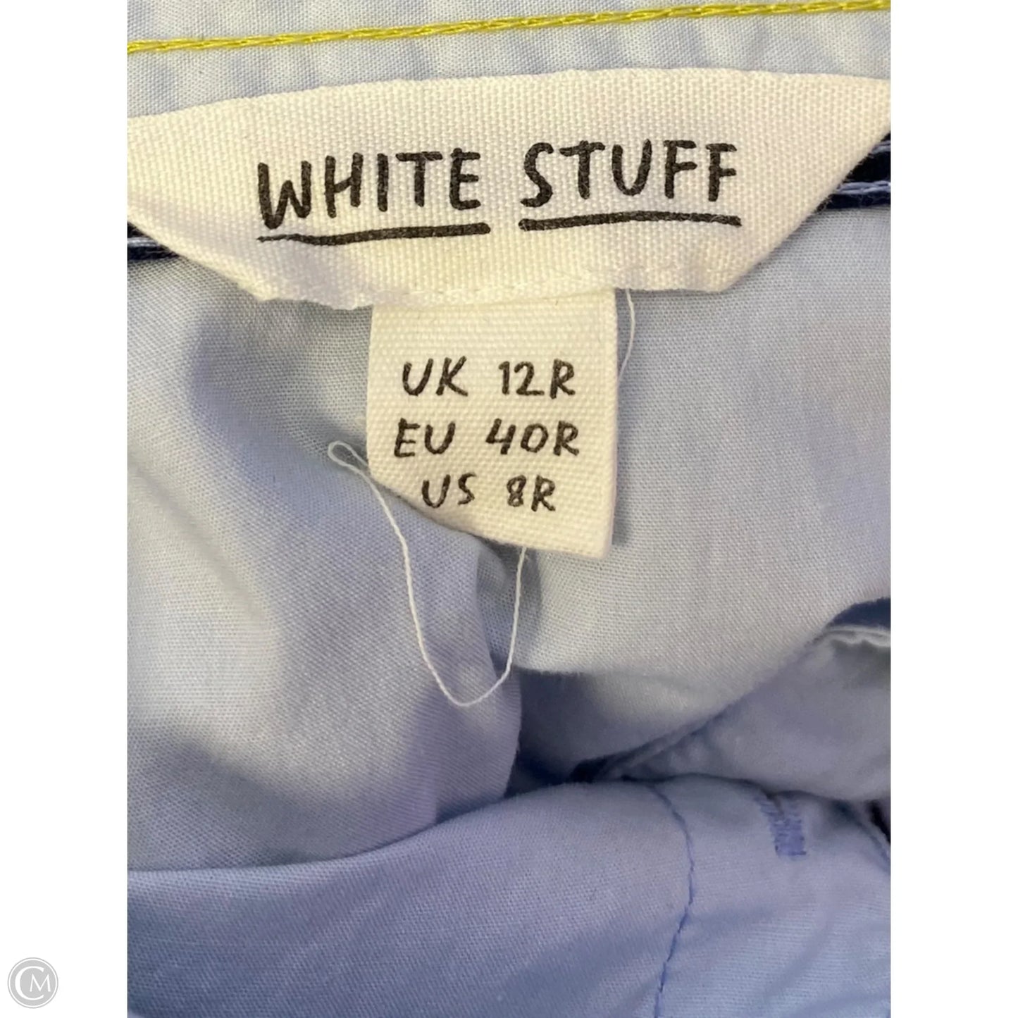 Blouse Long Sleeve By Clothes Mentor In Blue, Size: M