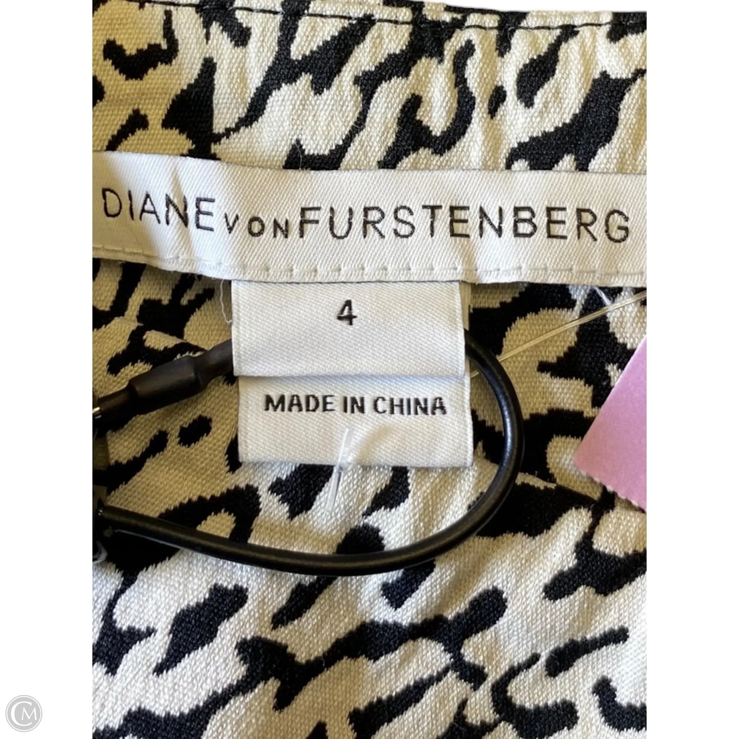 Skirt Designer By Diane Von Furstenberg In Black & White, Size: 4